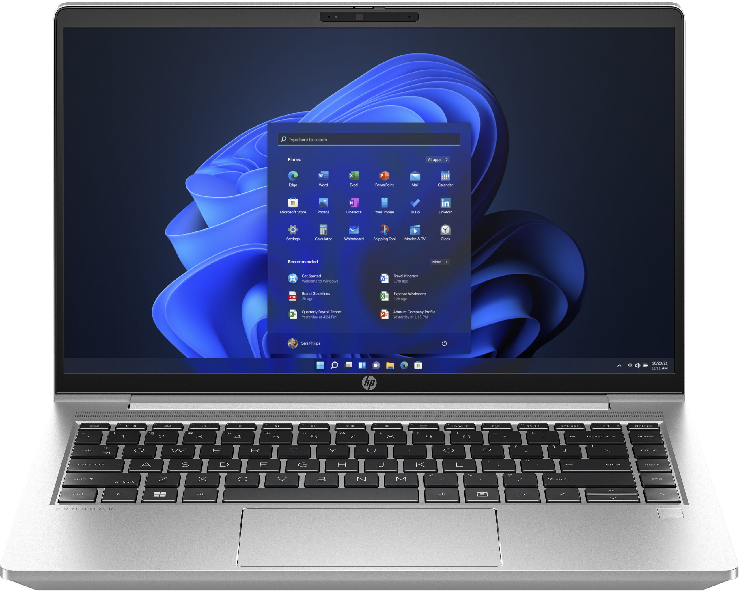 HP ProBook 445 G10 AMD Ryzen™ 7 7730U Laptop 35,6 cm (14") Full HD 16 GB DDR4-SDRAM 512 GB SSD Wi-Fi 6E (802.11ax) Windows 11 Pro Srebrny