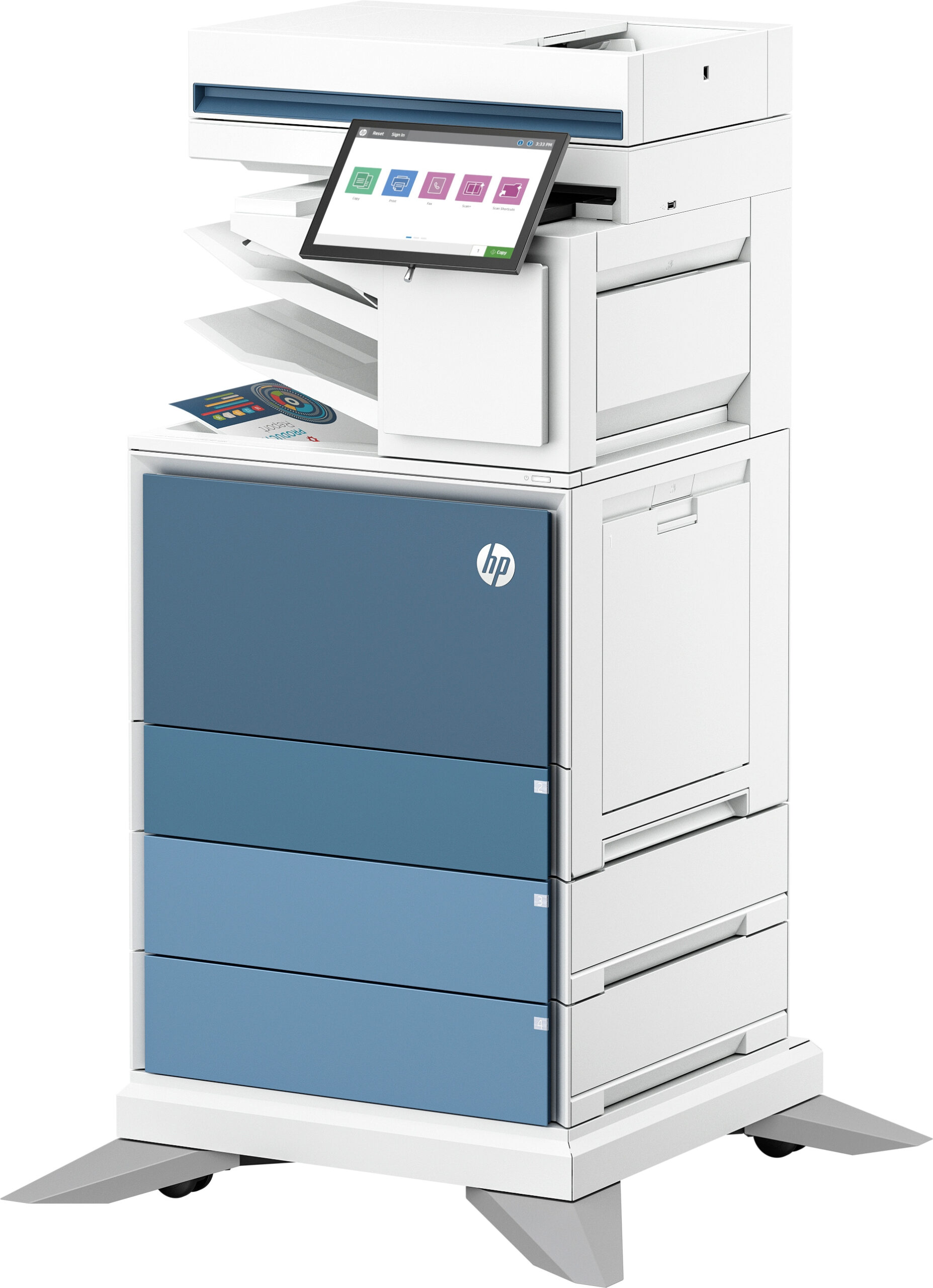 HP LaserJet Urządzenie wielofunkcyjne Color Enterprise Flow 6800zfsw - obrazek 4