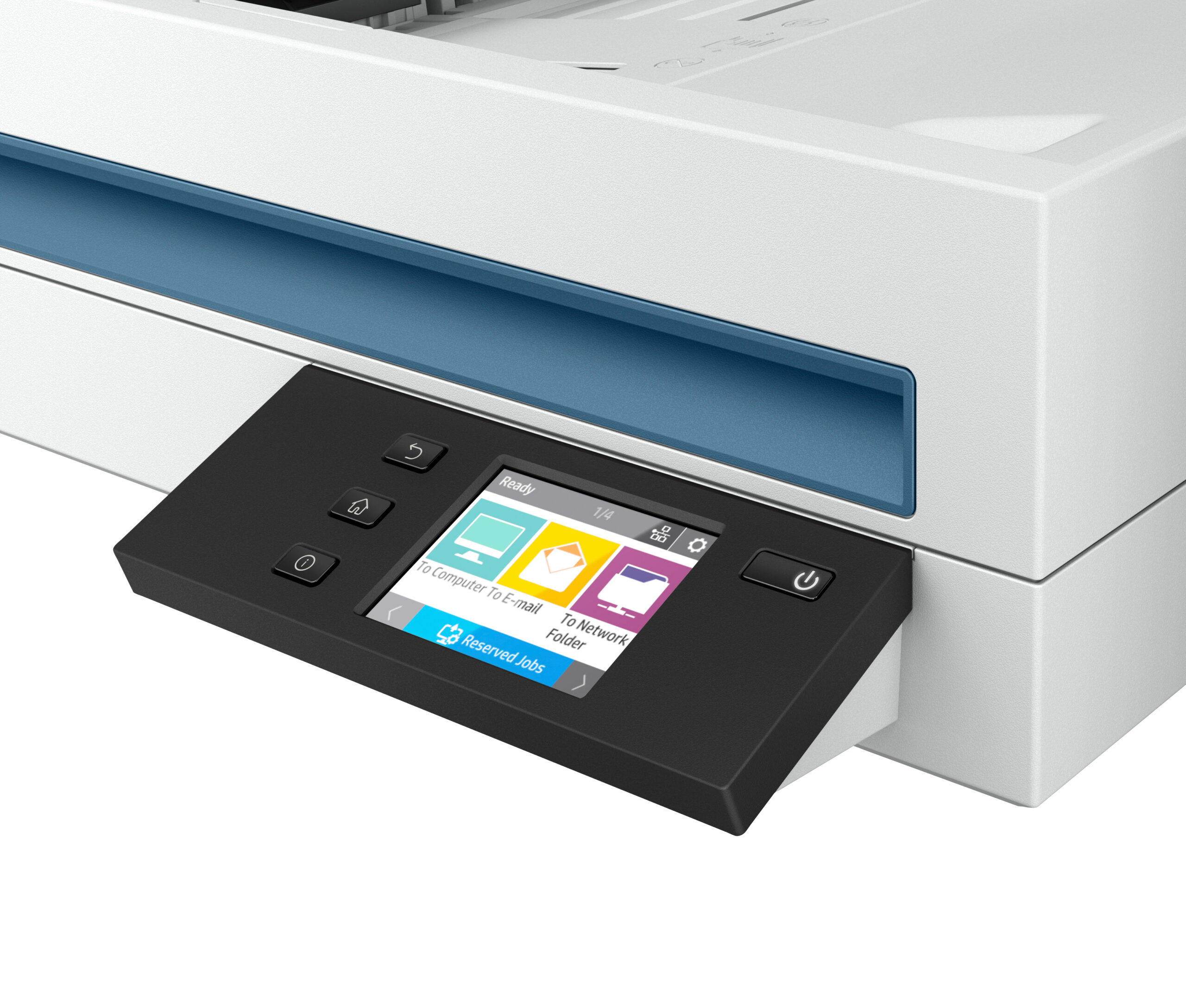 HP ScanJet Pro N4600 fnw1 Skaner Płaski 1200 x 1200 DPI A5 Biały - obrazek 3