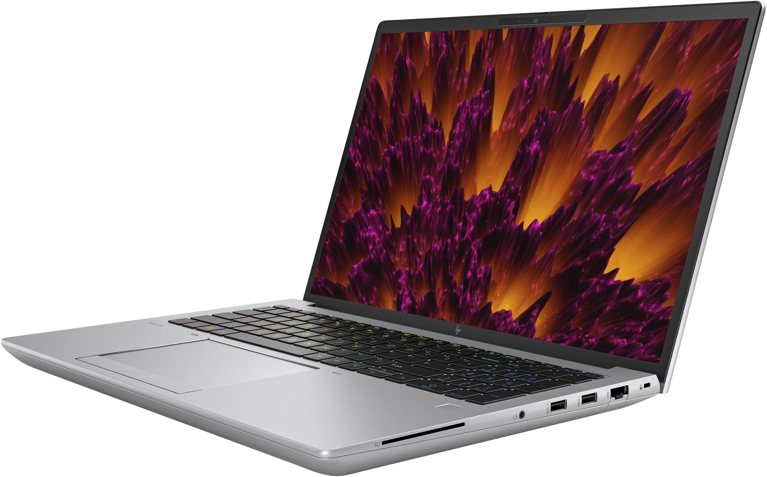 HP ZBook Fury 16 G10 Intel® Core™ i7 i7-13700HX Mobilna stacja robocza 40,6 cm (16") WUXGA 32 GB DDR5-SDRAM 1 TB SSD NVIDIA RTX 3500 Ada Wi-Fi 6E (802.11ax) Windows 11 Pro Srebrny - obrazek 2