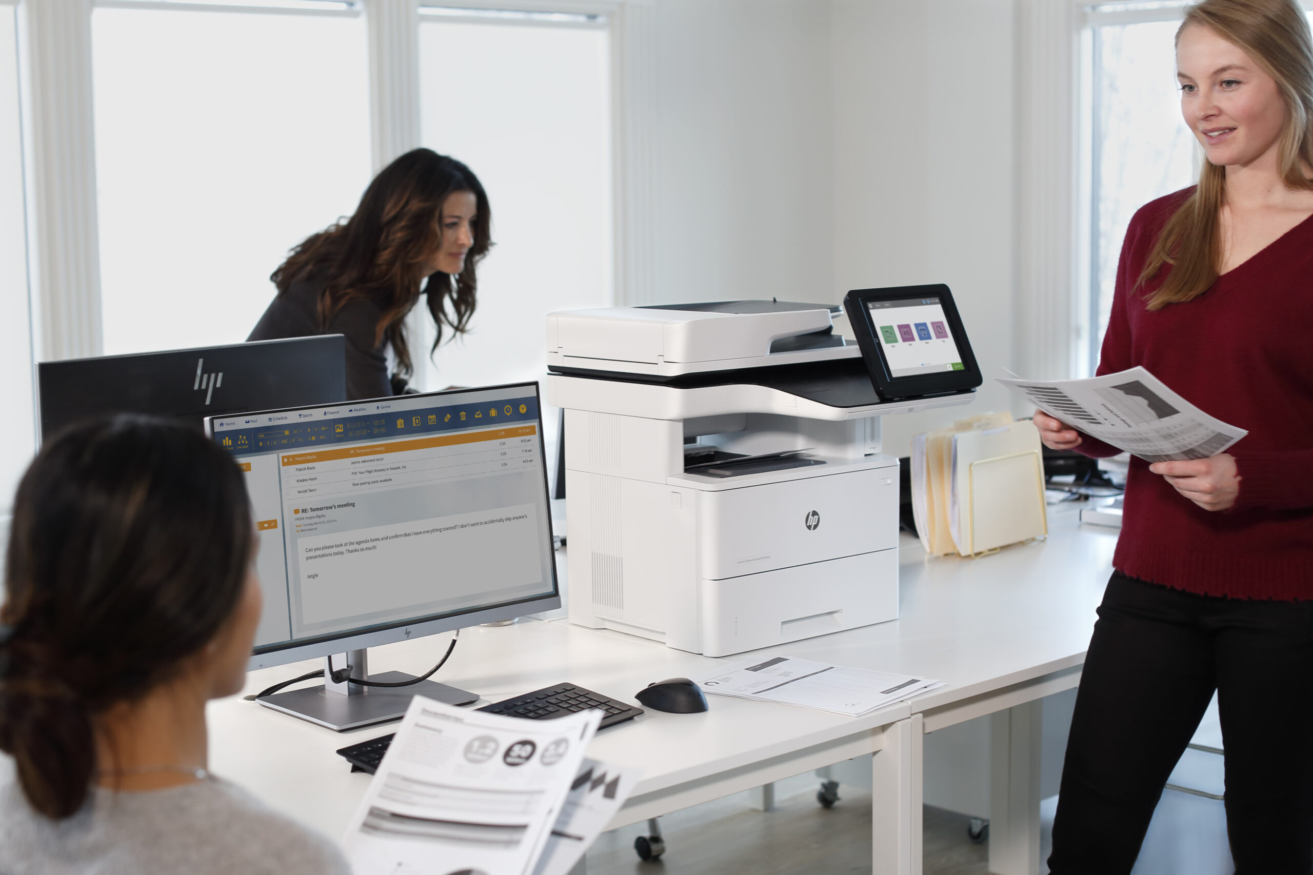 HP LaserJet Enterprise MFP M528dn - Drukarka wielofunkcyjna B&W - obrazek 4