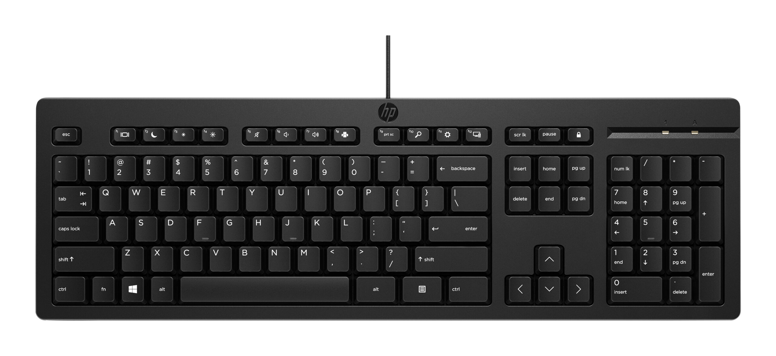 HP 125 G2 USB Wired Keyboard (EN) - Klawiatura Przewodowa