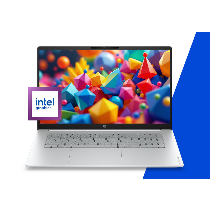 HP OmniBook 3 Laptop 17-dk0008nwx Intel Core 5 120U 43,9 cm (17.3") Full HD 16 GB DDR5-SDRAM 512 GB SSD Wi-Fi 6 (802.11ax) Windows 11 Home Czarny, Szary - obrazek 2
