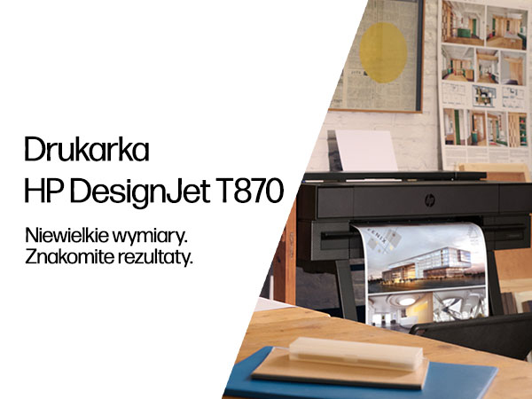 HP Designjet Drukarka T870 24″ - obrazek 2