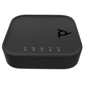 HP Poly Adapter VoIP Poly ATA 402 2FXS z portem głosowym, otwartym protokołem SIP z zasilaczem