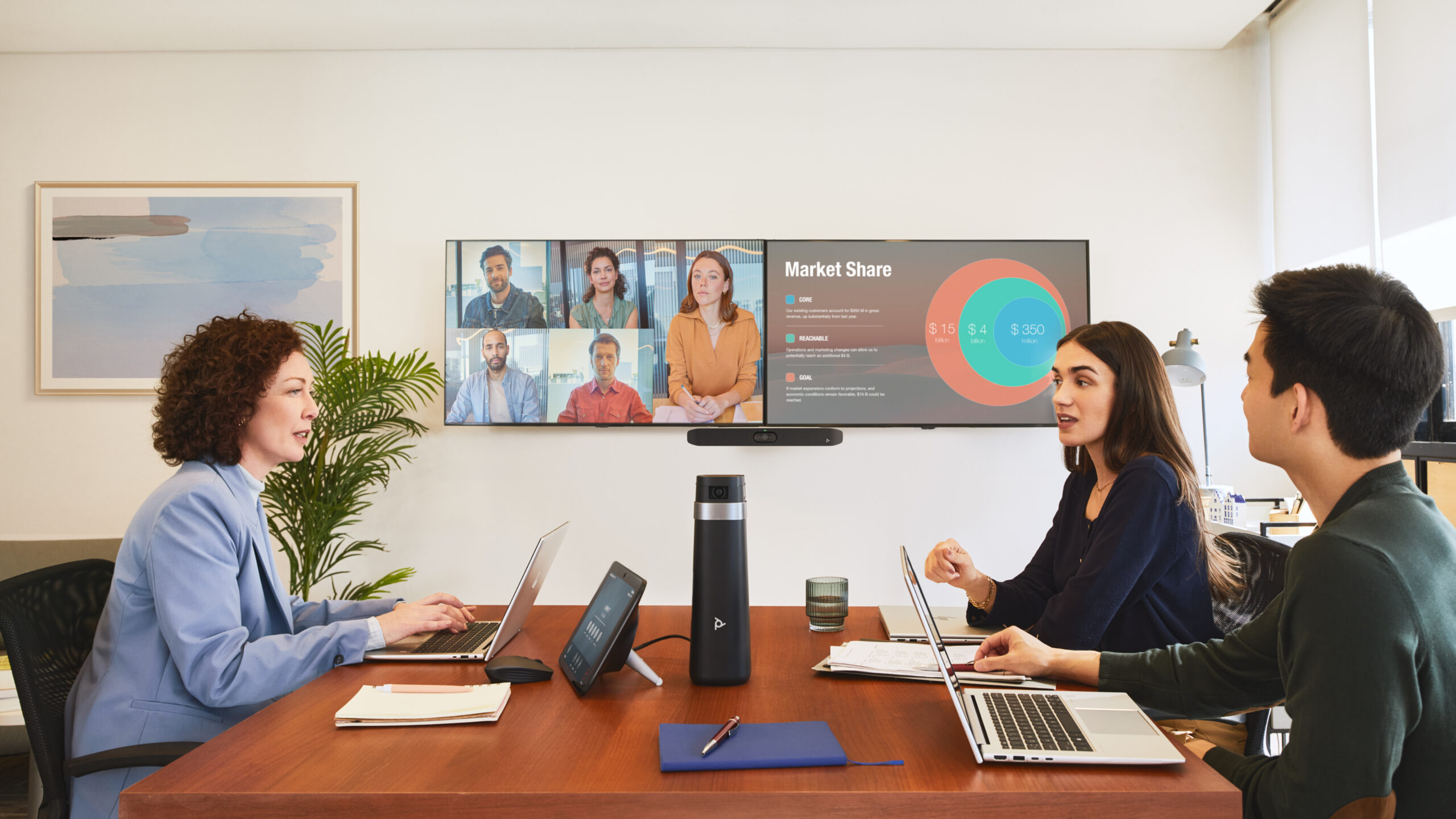 HP Studio X32 All-In-One Video Bar A3SW1AA#AC3 - obrazek 4