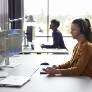 HP Poly Zestaw słuchawkowy stereo Poly EncorePro 525 z certyfikatem Microsoft Teams i portem USB-A