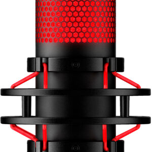 HyperX QuadCast – mikrofon USB (czarno-czerwony) – czerwone podświetlenie