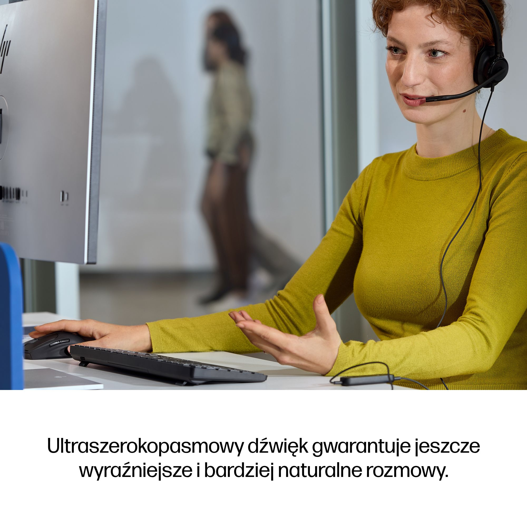 HP Poly Mission 415 Classic – przewodowy zestaw słuchawkowy USB mono (opakowanie zbiorcze) - obrazek 5