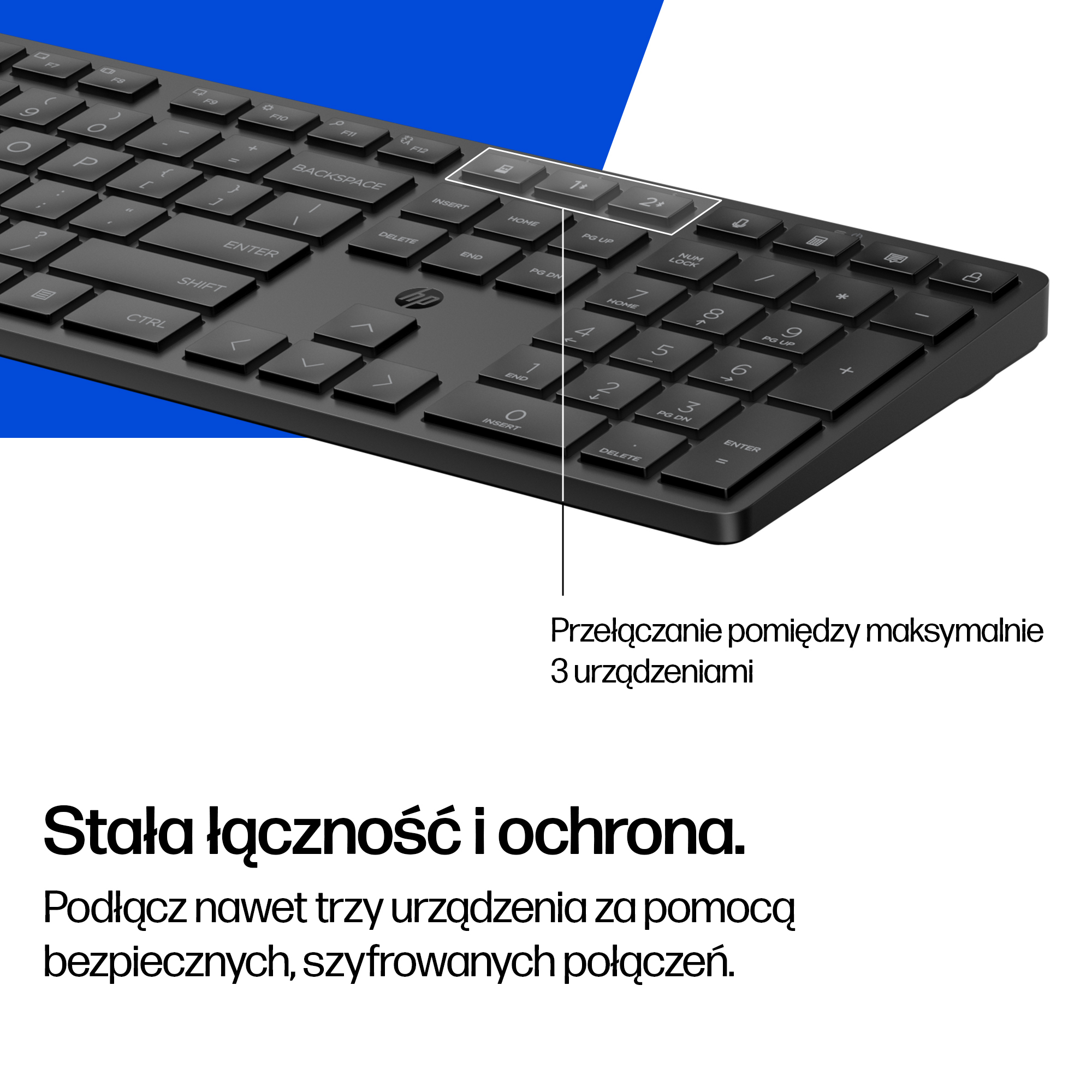 HP Klawiatura 490K Multi-Device Dual-Mode - obrazek 3