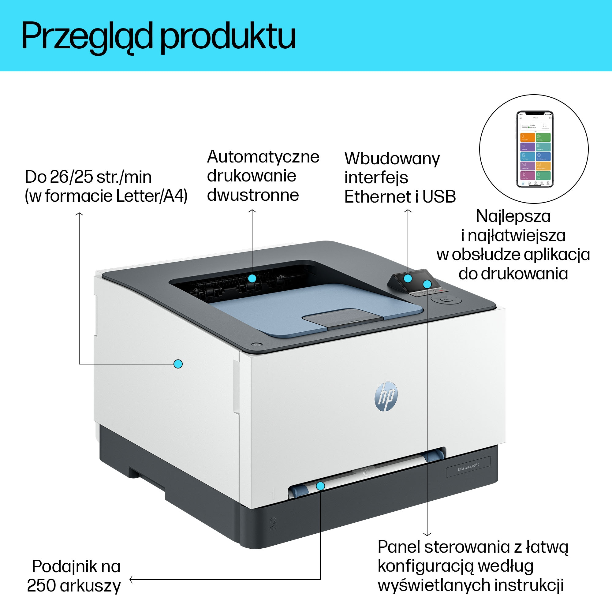 HP Color LaserJet Pro 3202dn - obrazek 4