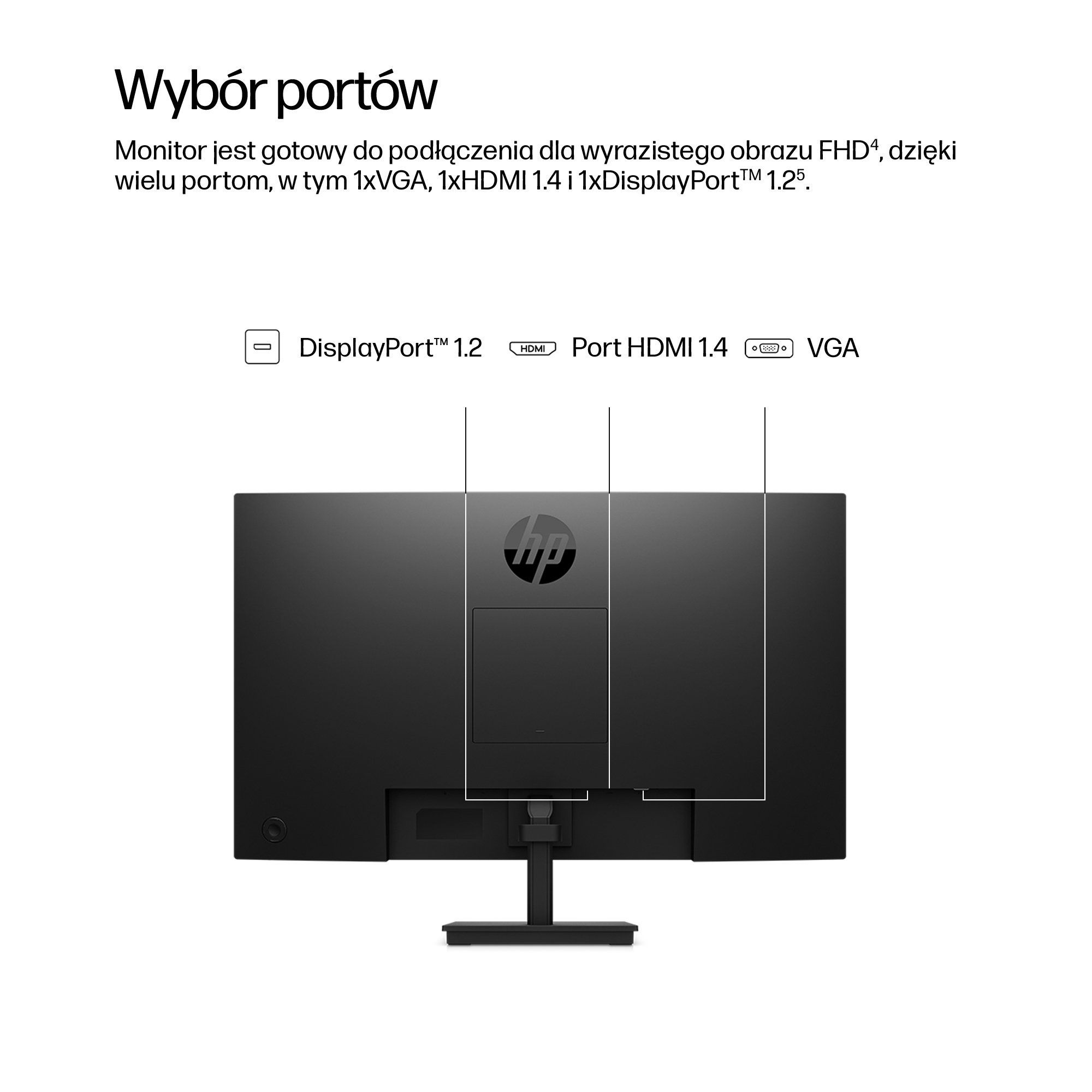 HP Series 3 Pro Monitor Pro 27″ seria 3 FHD – 327pf - obrazek 4