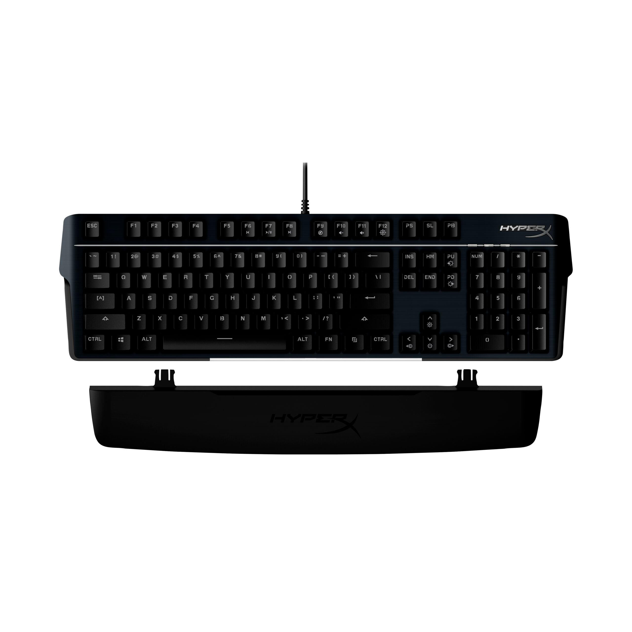 HyperX Alloy MKW100 – mechaniczna klawiatura dla graczy – czerwona (układ US) - obrazek 4