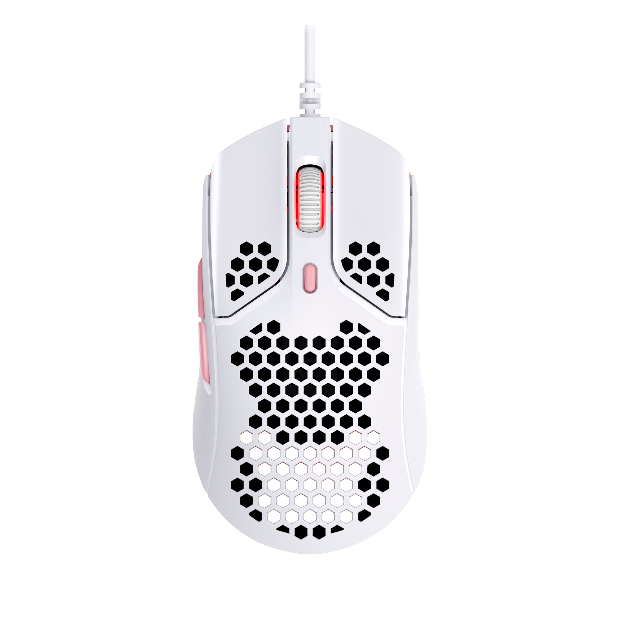 HyperX Pulsefire Haste – mysz do gier (biało-różowa)
