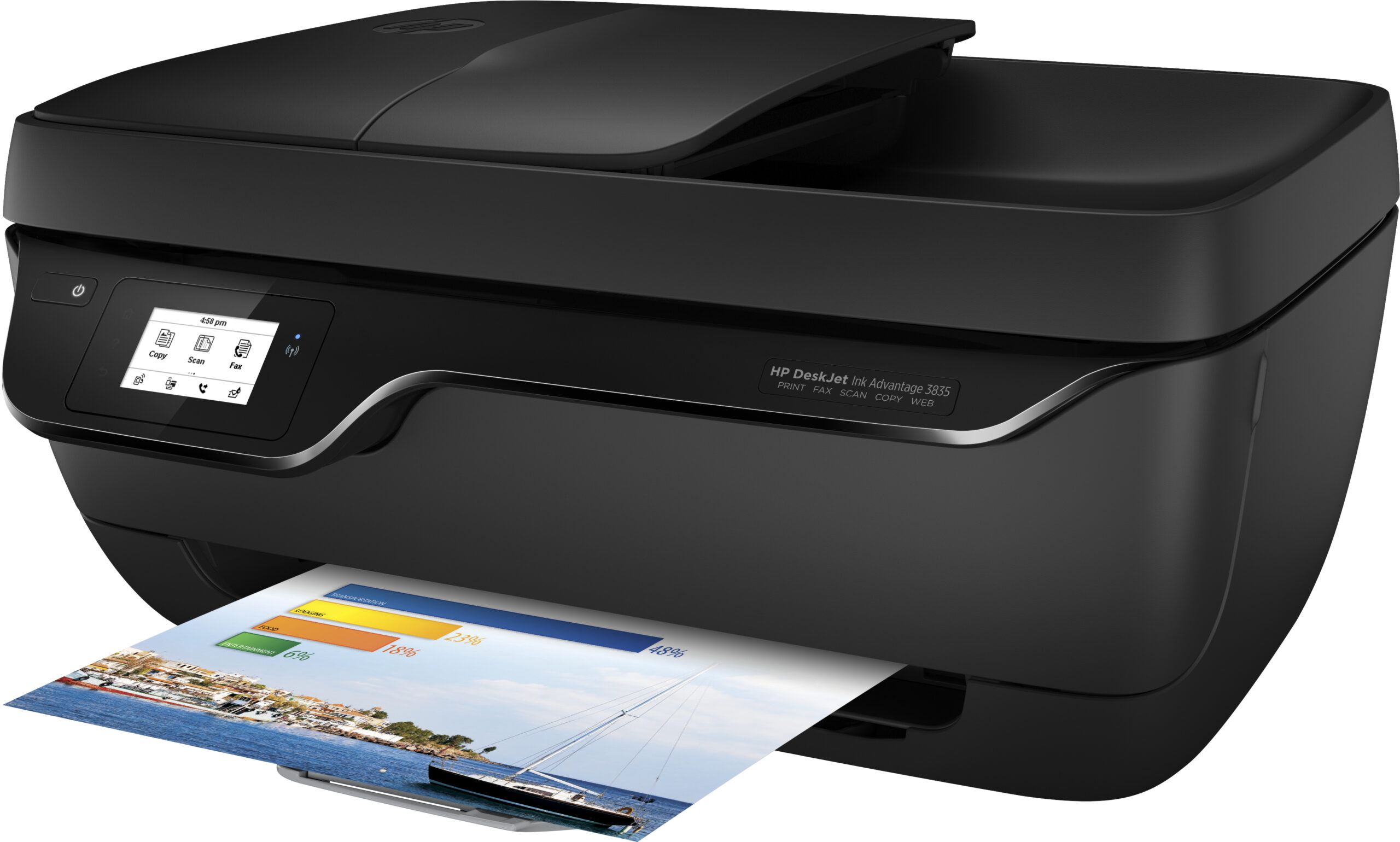 HP DeskJet Ink Advantage 3835 Termiczny druk atramentowy A4 4800 x 1200 DPI 8,5 stron/min Wi-Fi - obrazek 3