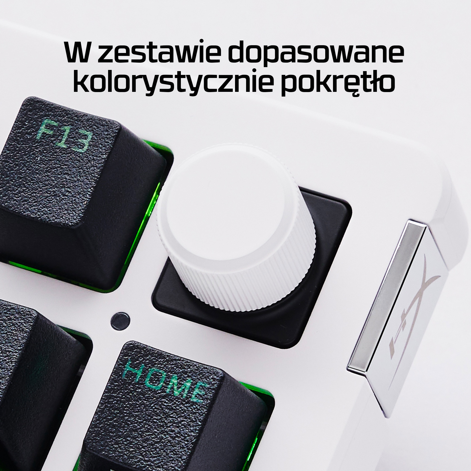 HyperX Płyta górna Alloy Rise 75 – biała - obrazek 4