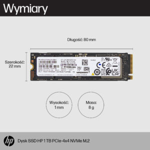 HP Dysk SSD 1 TB PCIe4x4 NVMe M.2