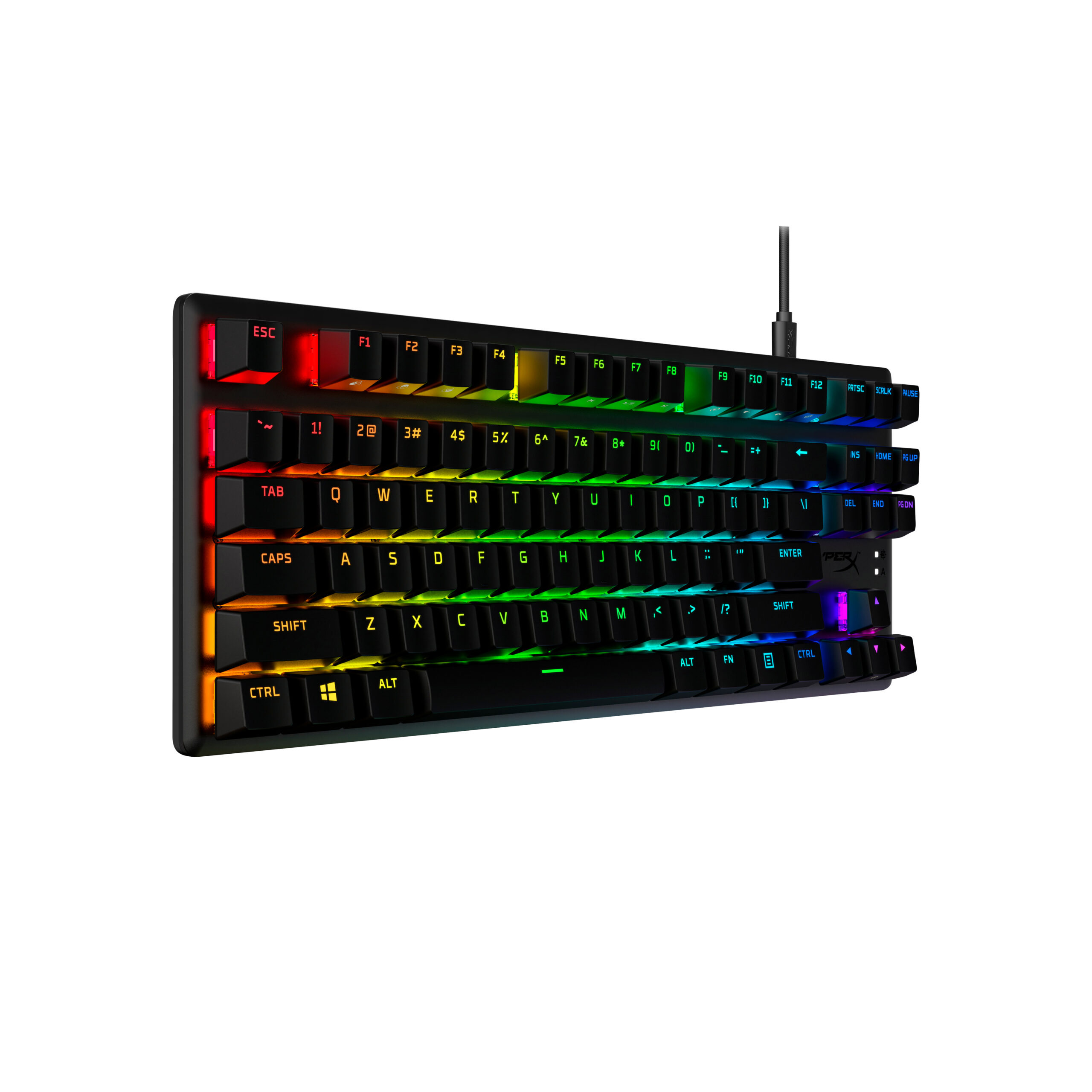 HyperX Alloy Origins Core PBT HX Blue – mechaniczna klawiatura dla graczy