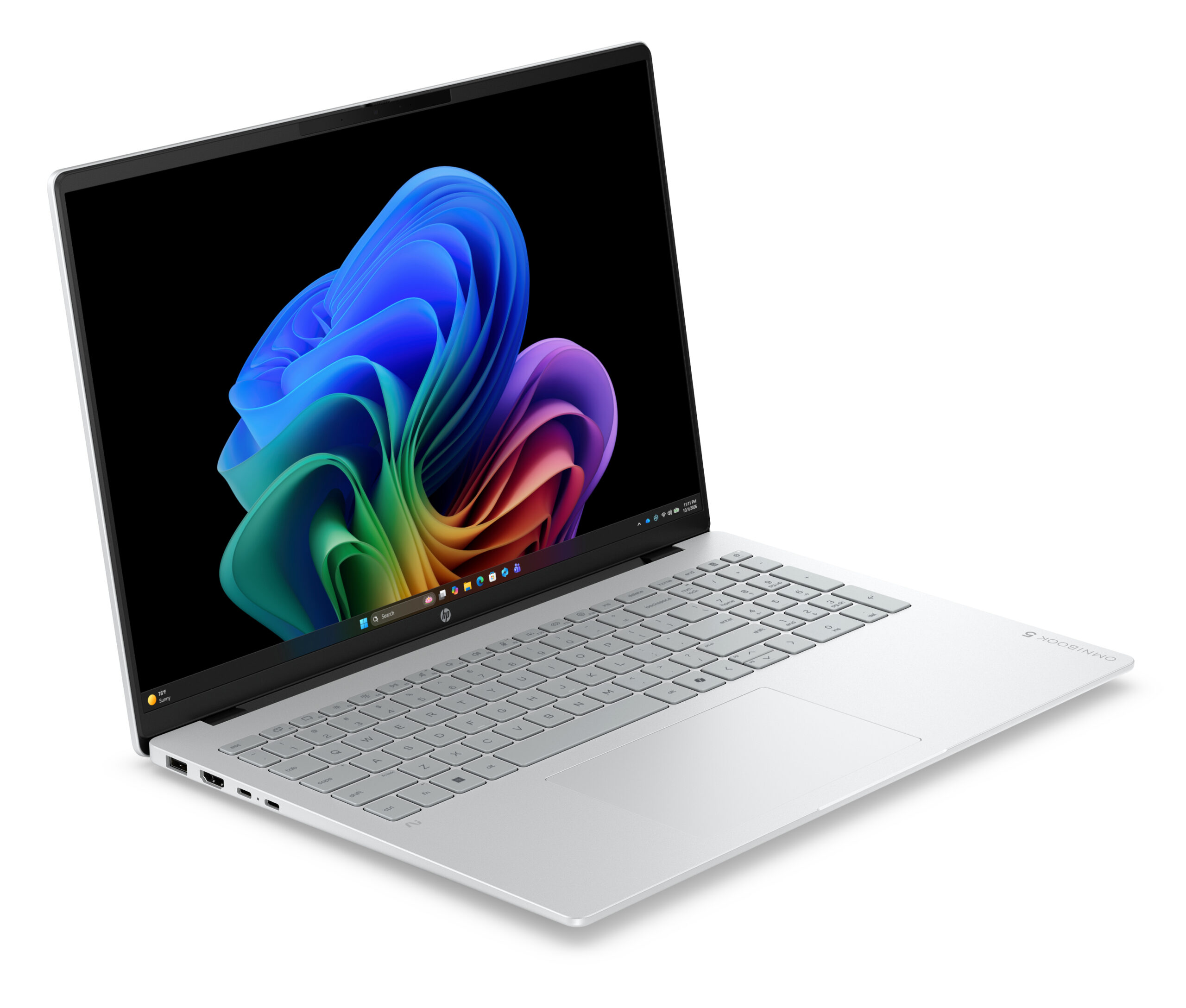 HP OmniBook 5 Laptop Next Gen AI 16-bp0004nwx Copilot+ PC AMD Ryzen AI 9 40,6 cm (16") 3K 32 GB LPDDR5x-SDRAM 1 TB SSD Wi-Fi 7 (802.11be) Windows 11 Home Srebrny - obrazek 2
