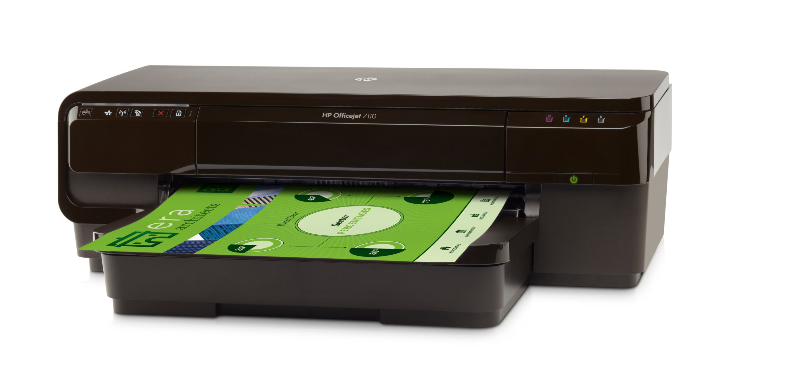 HP Officejet 7110 Wide Format ePrinter - H812a drukarka atramentowa Kolor 4800 x 1200 DPI A3 Wi-Fi