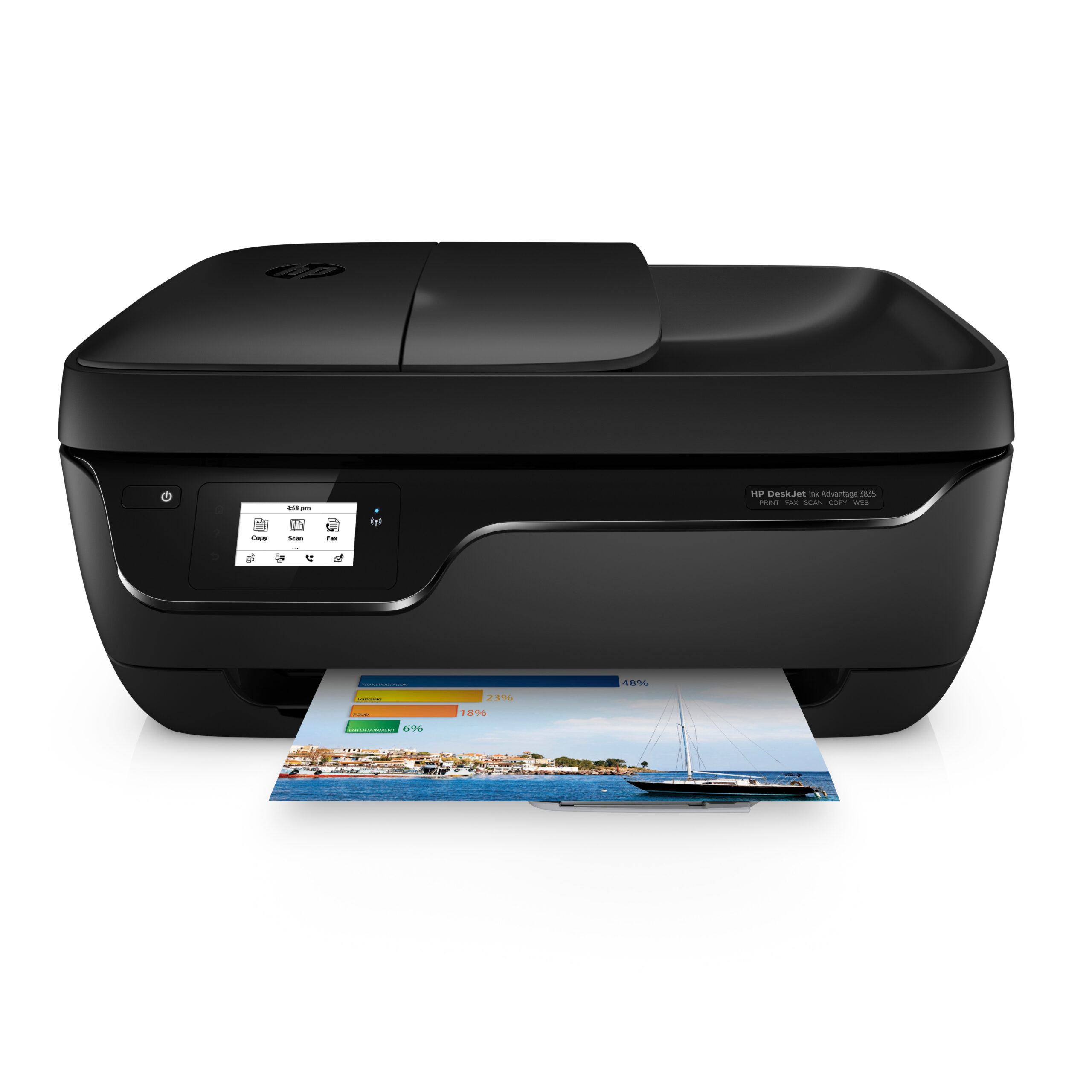 HP DeskJet Ink Advantage 3835 Termiczny druk atramentowy A4 4800 x 1200 DPI 8,5 stron/min Wi-Fi - obrazek 2