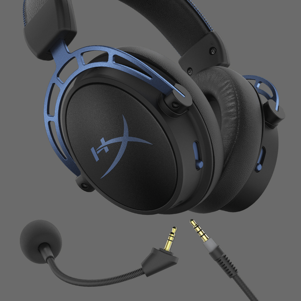 HyperX Cloud Alpha S – zestaw słuchawkowy do gier (czarno-niebieski) - obrazek 3