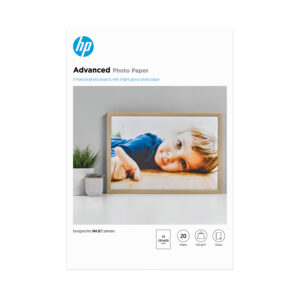 HP Papier fotograficzny Advanced, błyszczący, 250 g/m2, A3 (297 × 420 mm), 20 arkuszy