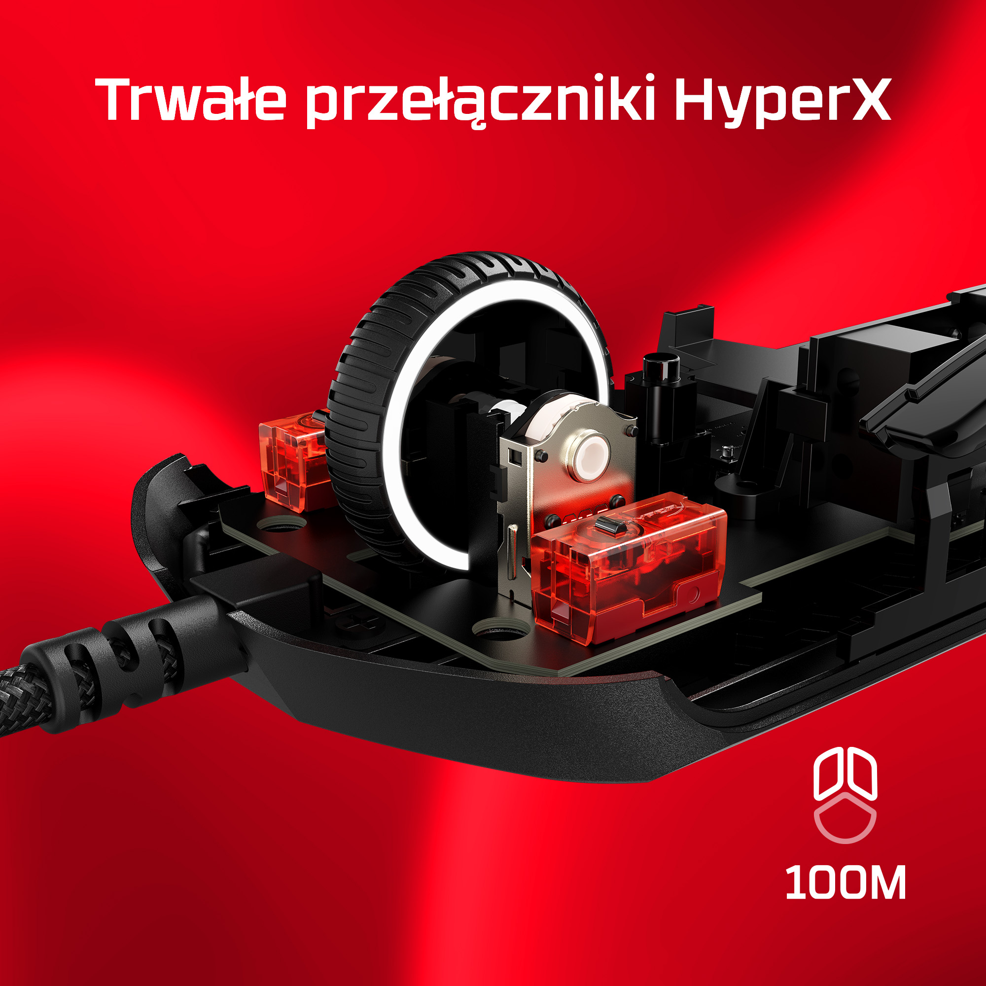 HyperX Pulsefire Haste 2 — mysz dla graczy (czarna) - obrazek 4