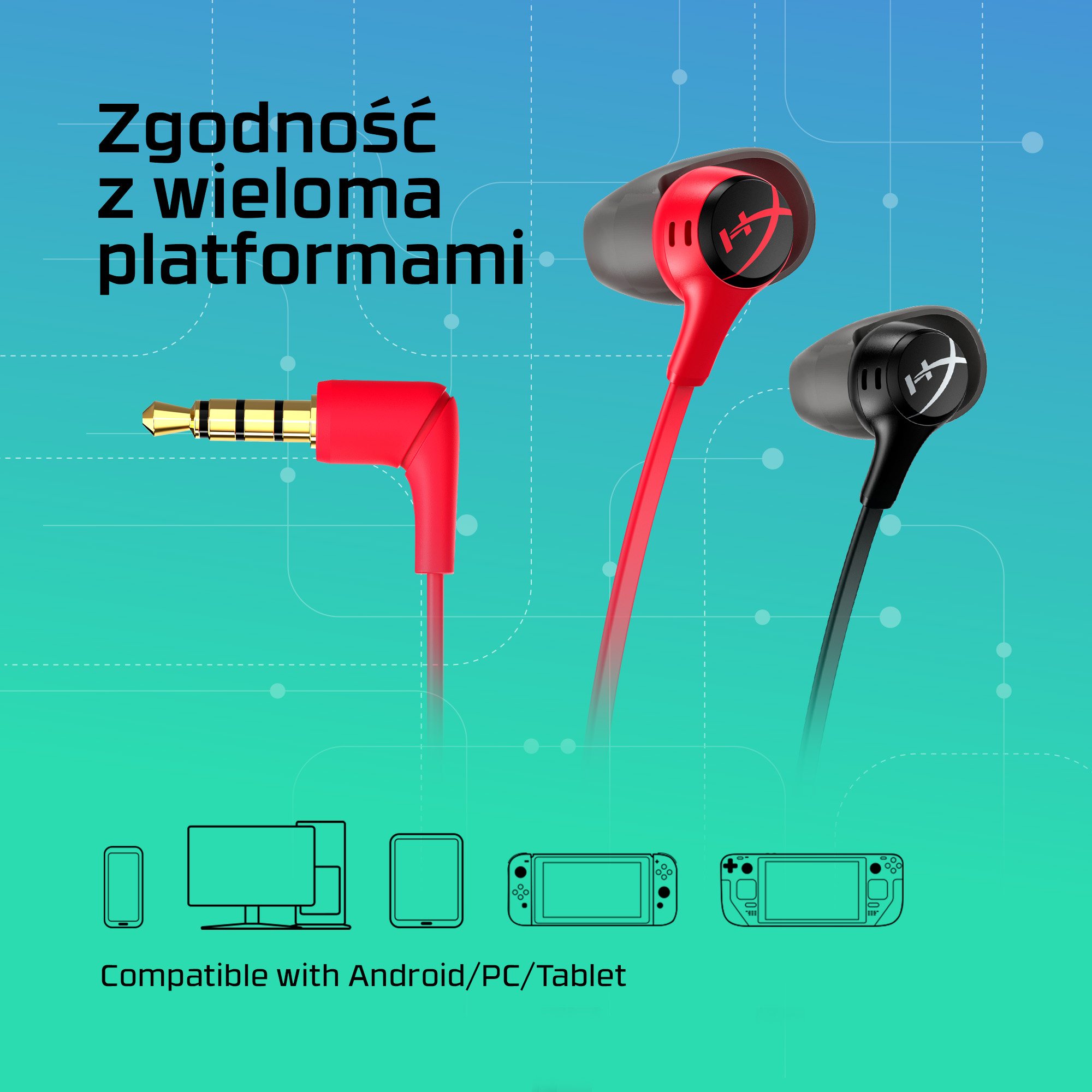 Słuchawki HyperX Cloud Earbuds II czarne - obrazek 4