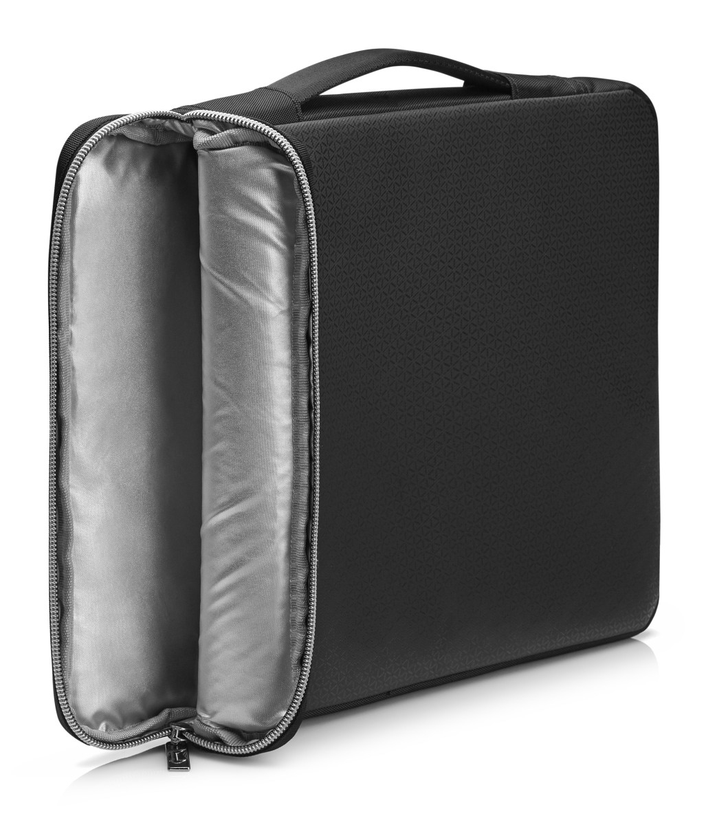 HP 14" Carry Sleeve Black/Silver 35,6 cm (14") Etui kieszeniowe Czarny, Srebrny - obrazek 2