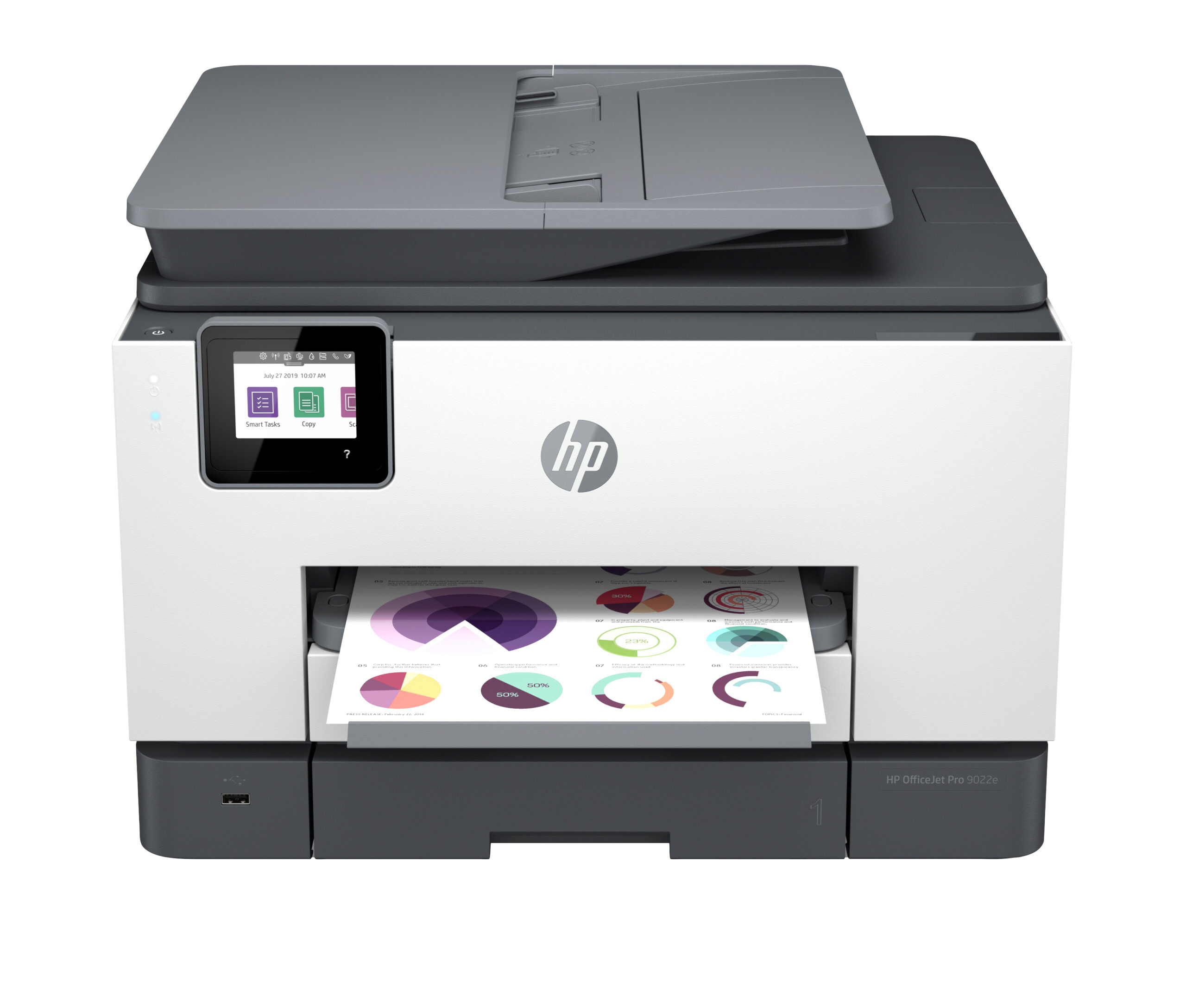 Urządzenie wielofunkcyjne atramentowe HP OfficeJet Pro 9022e (druk kolorowy, A4)