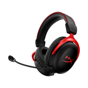 HyperX Cloud II Wireless – bezprzewodowy zestaw słuchawkowy do gier (czarno-czerwony)