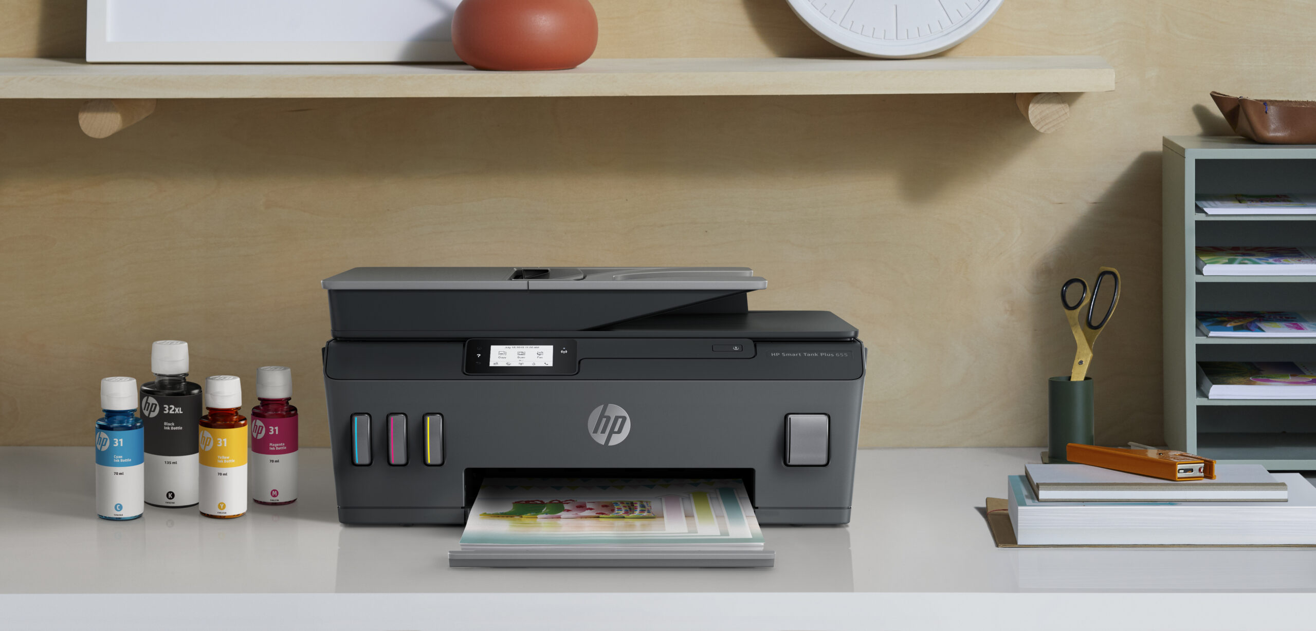 HP Smart Tank Plus 655 Wireless All-in-One - Drukarka atramentowa - obrazek 5