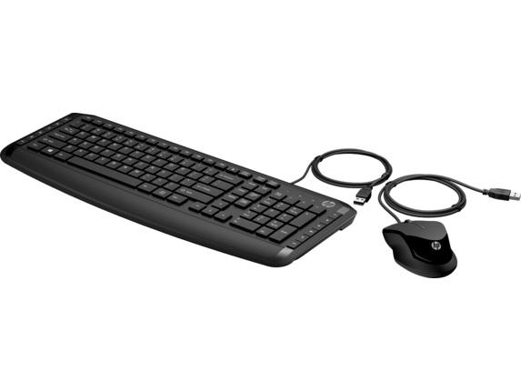 HP Pavilion 200 Przewodowy Zestaw Klawiatura i Mysz Czarny - obrazek 3