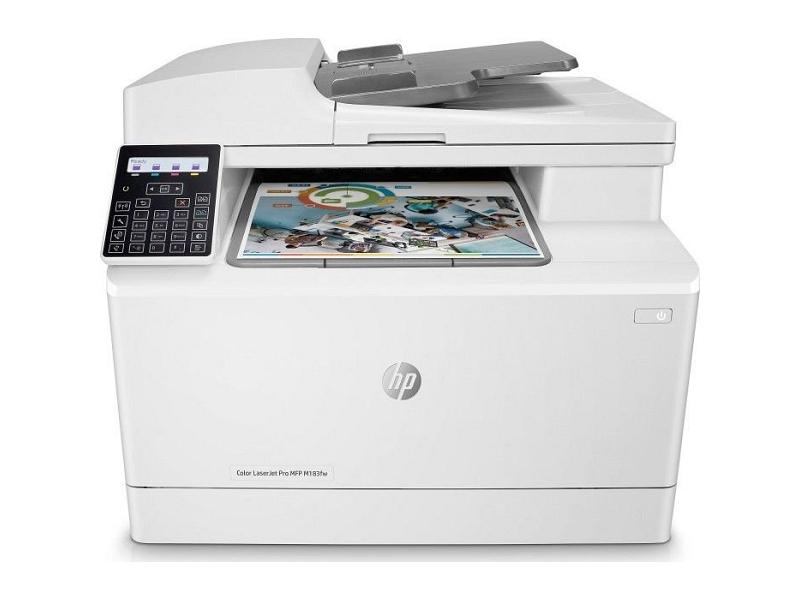 HP Color Laserjet Pro Mfp M183Fw, Print, Copy, Scan, Fax, 35-Sheet Adf Energy Efficient Strong Security Dualband Wi-Fi - obrazek 2