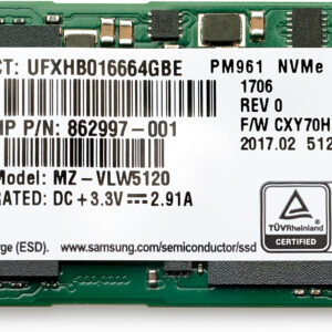 HP 3JP91AA urządzenie SSD 512 GB M.2 PCI Express TLC