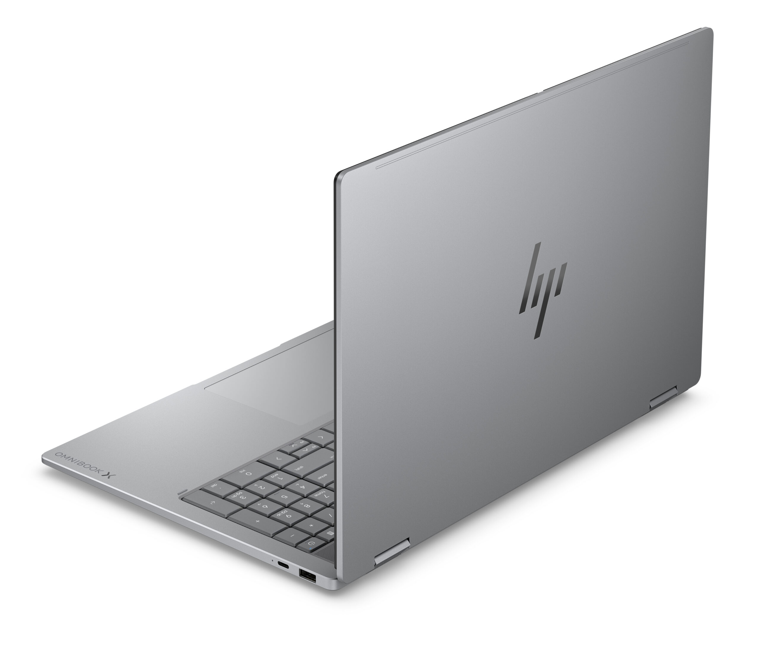HP OmniBook X Flip 2-in-1 Laptop Next Gen AI 16-cc0004nwx Copilot+ PC AMD Ryzen AI 7 445 40,6 cm (16") Ekran dotykowy 3K 24 GB LPDDR5x-SDRAM 512 GB SSD Wi-Fi 7 (802.11be) Windows 11 Home Srebrny - obrazek 3