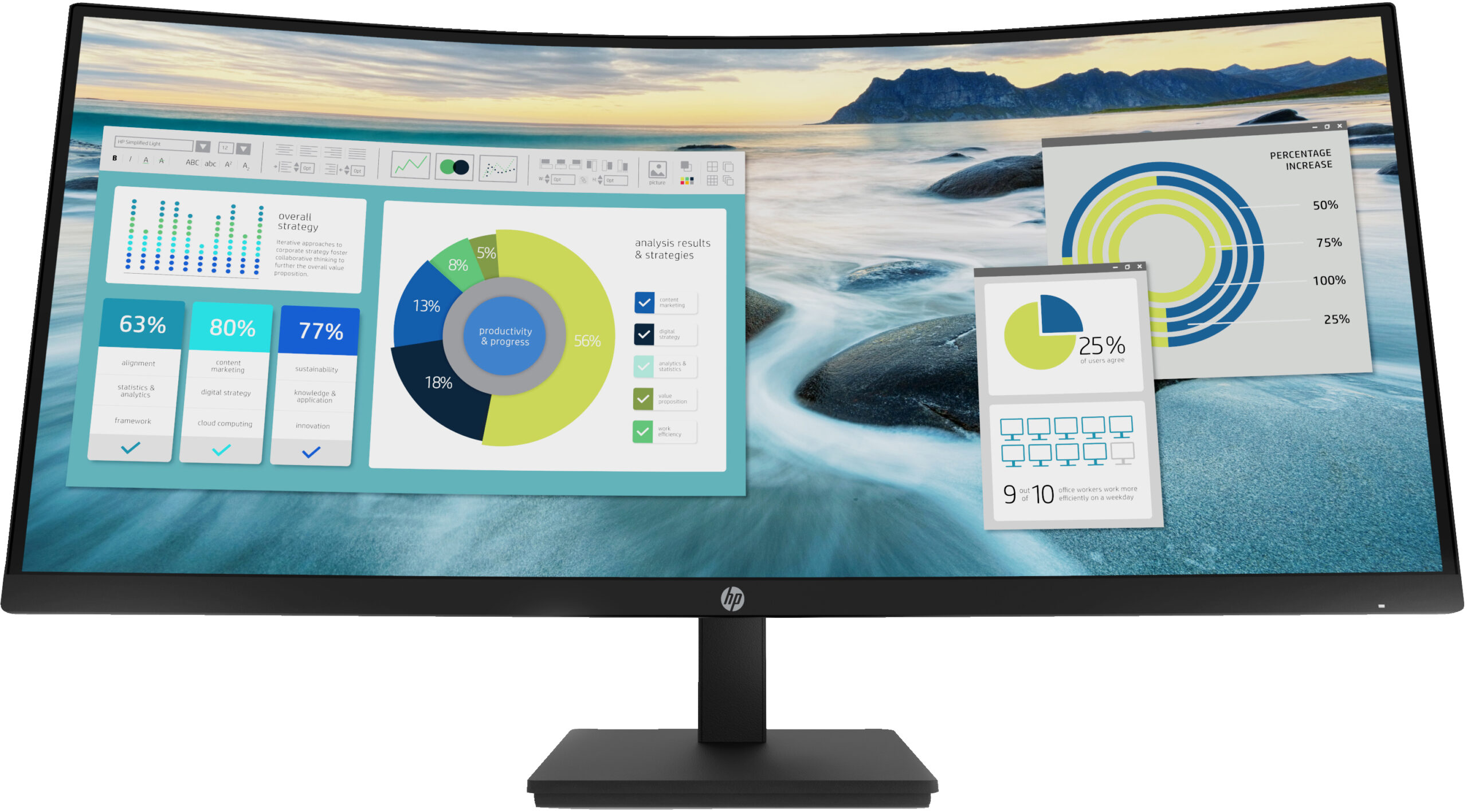 HP P34hc G4 Monitor 34 cale WQHD USB-C