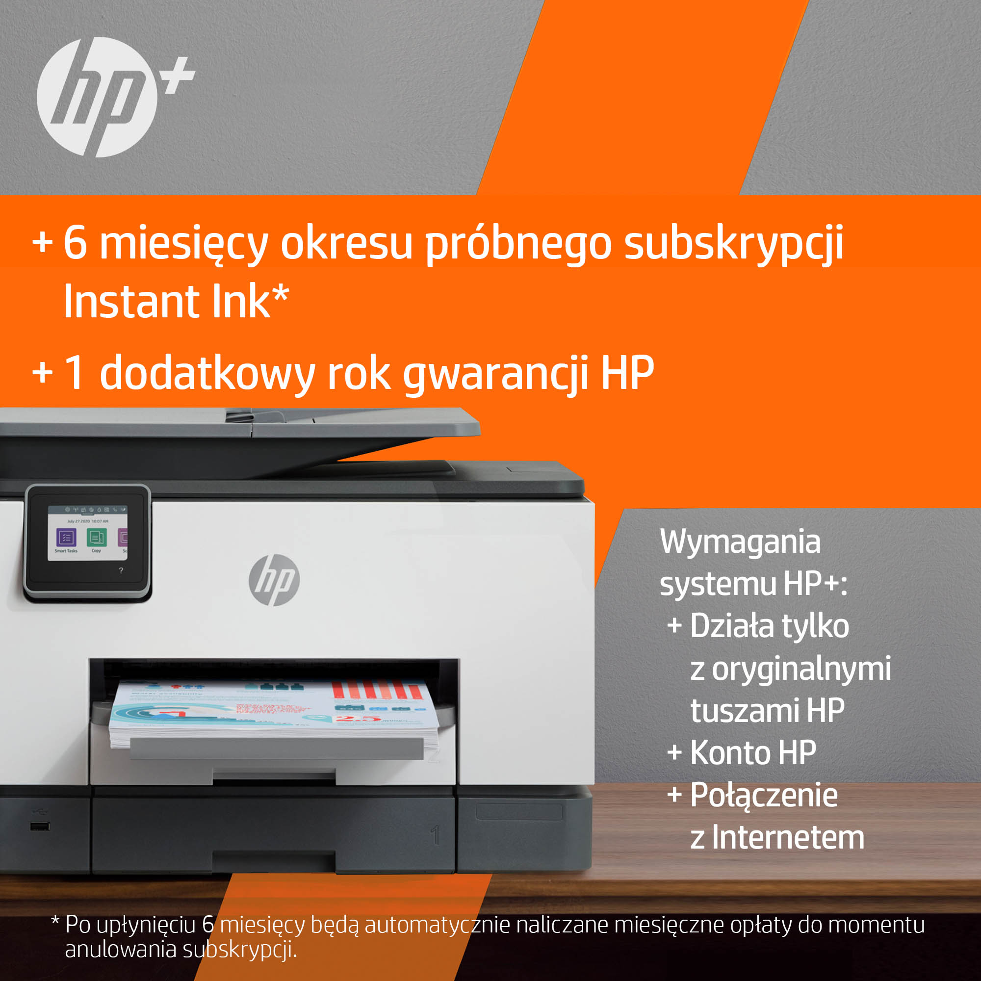 Urządzenie wielofunkcyjne atramentowe HP OfficeJet Pro 9022e (druk kolorowy, A4)