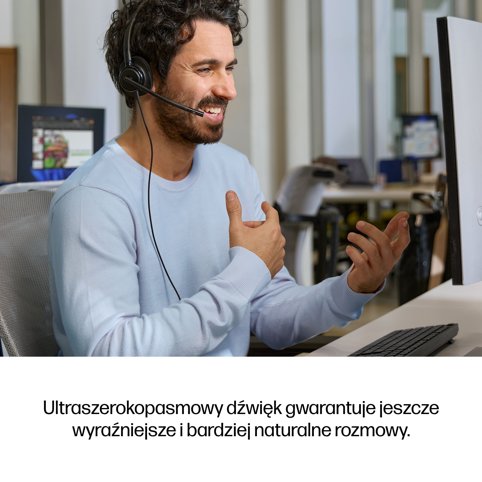 HP Poly Mission 425 – przewodowy zestaw słuchawkowy USB stereo (opakowanie zbiorcze) - obrazek 5