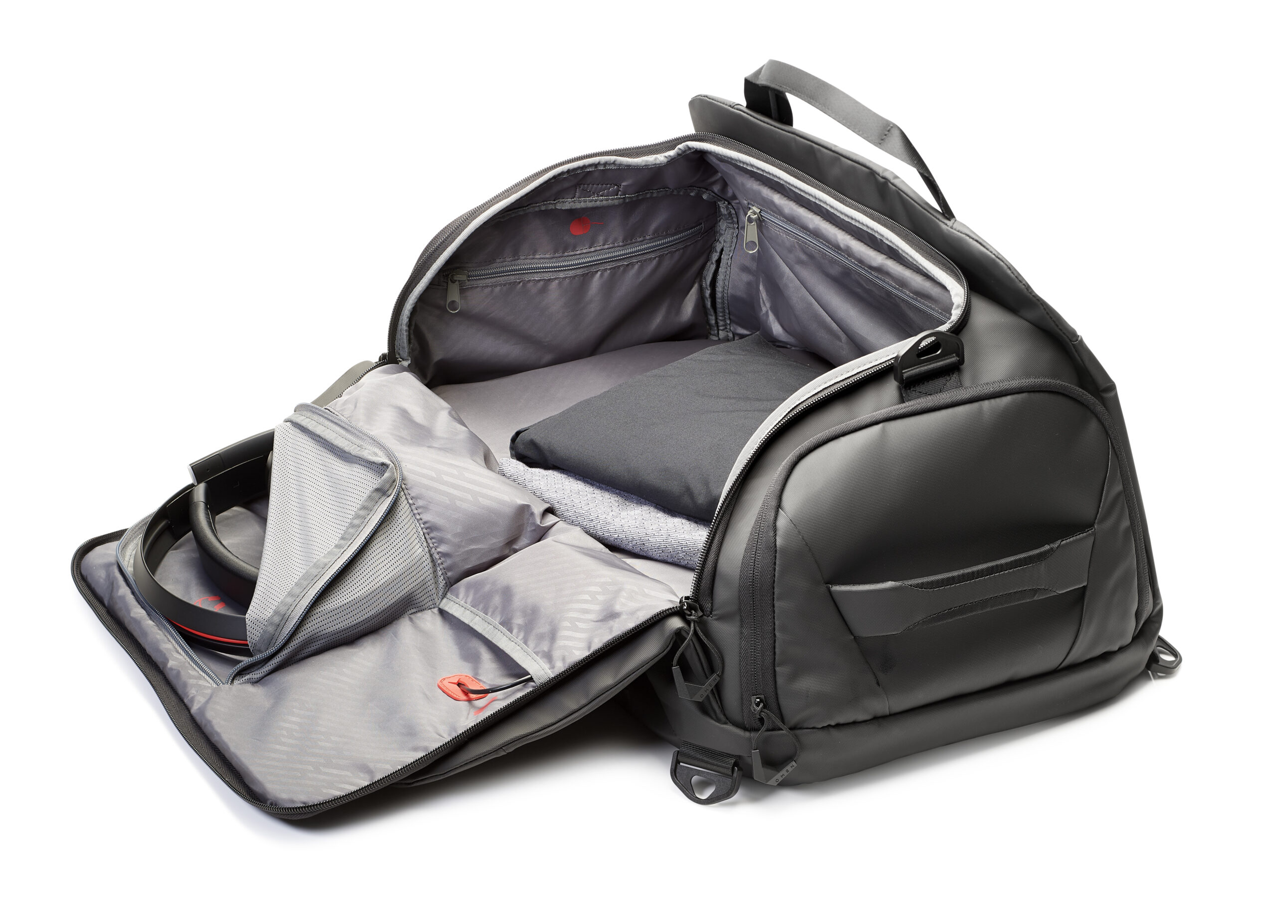 HP OMEN Transceptor 17 Duffel 43,2 cm (17") Torba ładowana od góry Czarny - obrazek 4