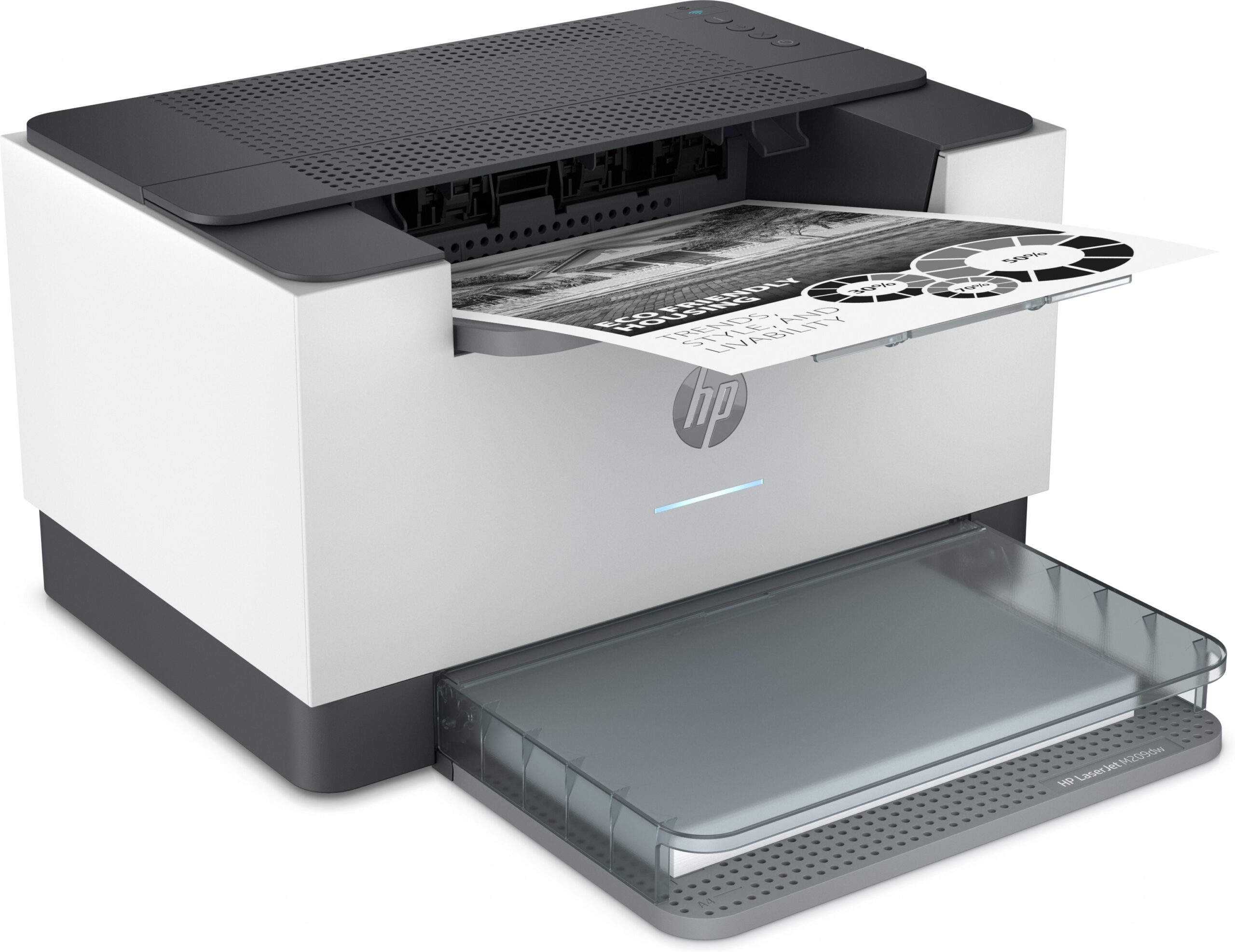 HP LaserJet M209dw - Monochromatyczna drukarka laserowa z duplexem i Wi-Fi - obrazek 4