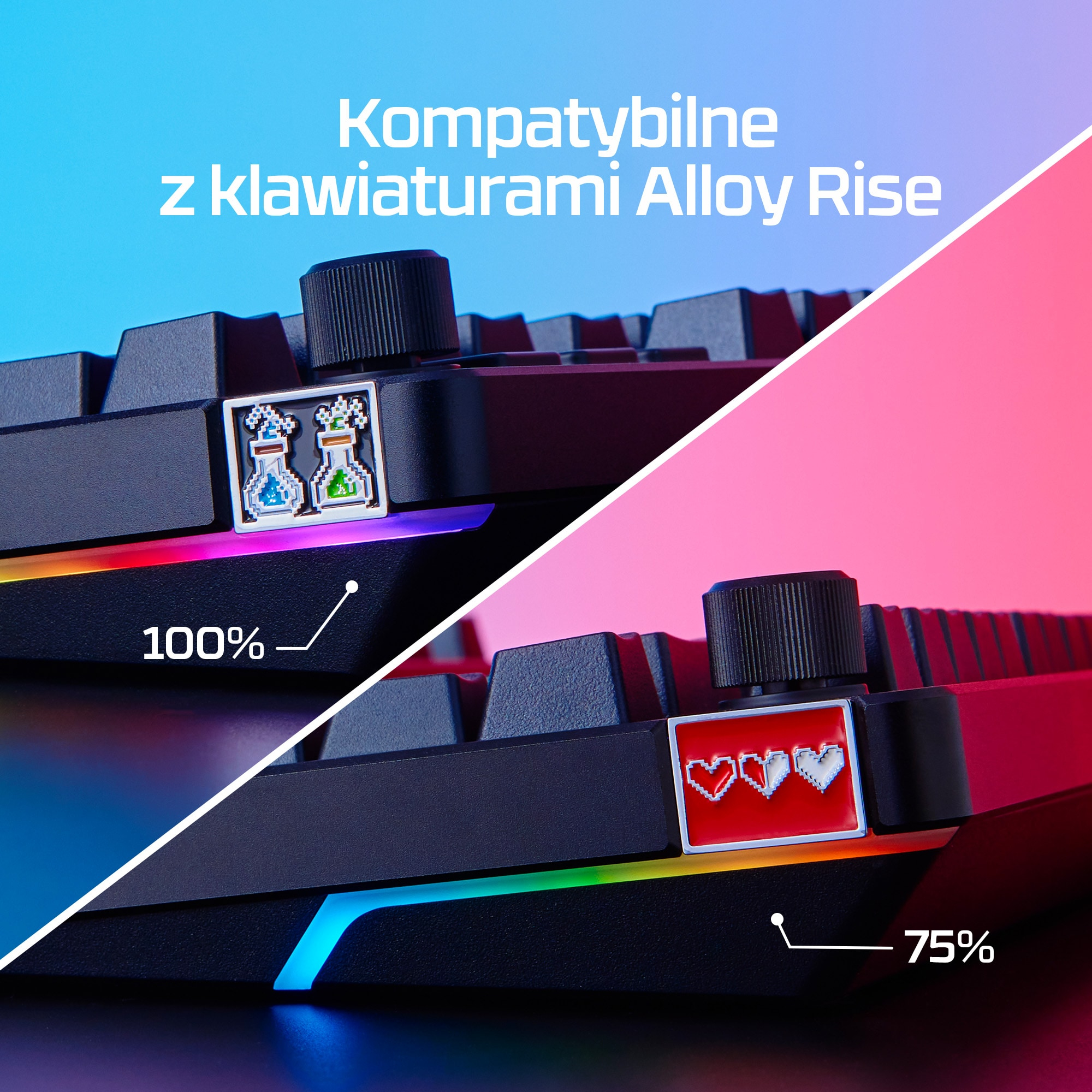 Zestaw plakietek HyperX – magnetyczne w stylu 8-bitowym - obrazek 4