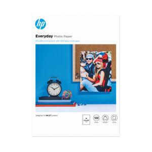 HP Papier fotograficzny Everyday, błyszczący, 200 g/m2, A4 (210 × 297 mm), 100 arkuszy