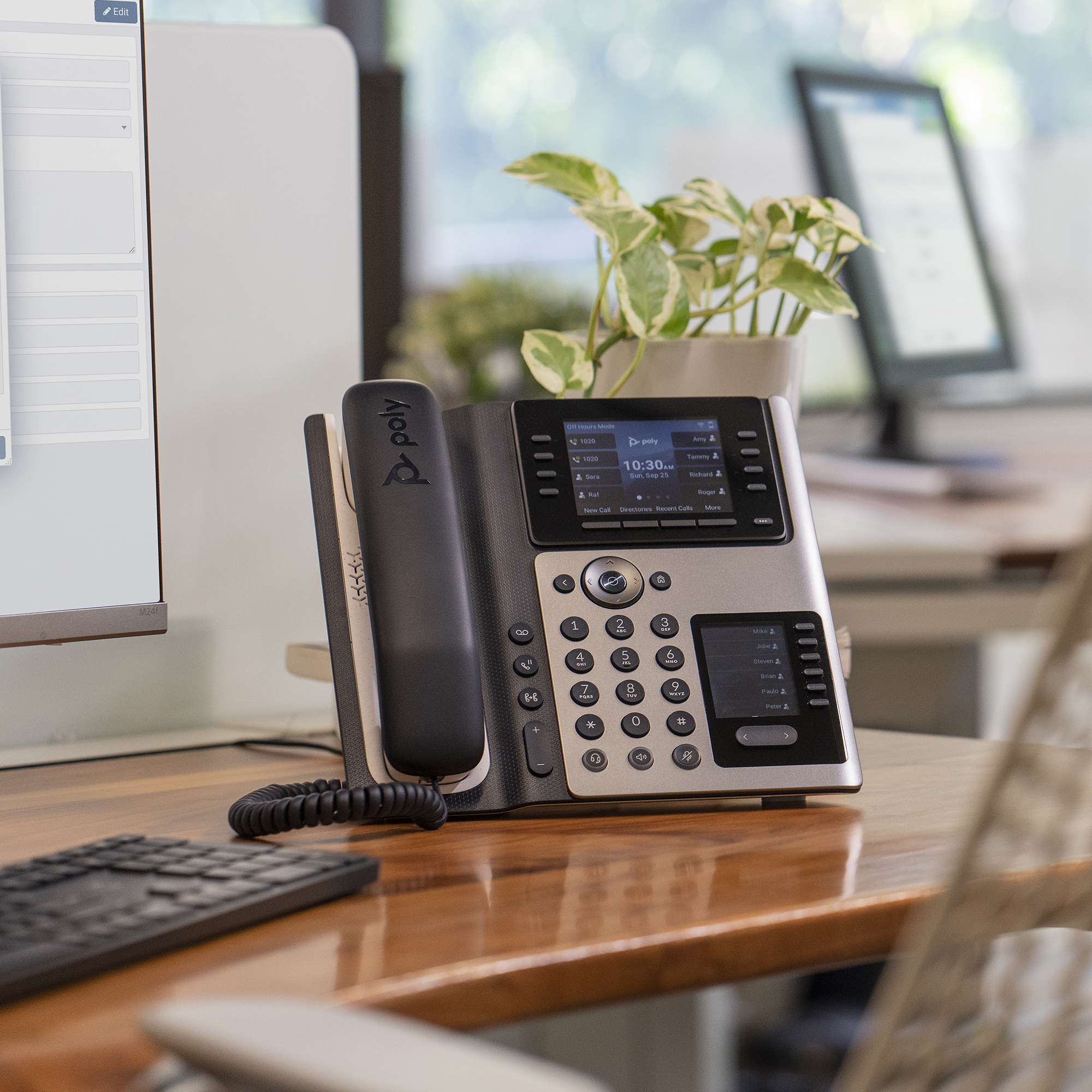 HP Poly Telefon IP Poly Edge E400 z obsługą funkcji PoE - obrazek 3