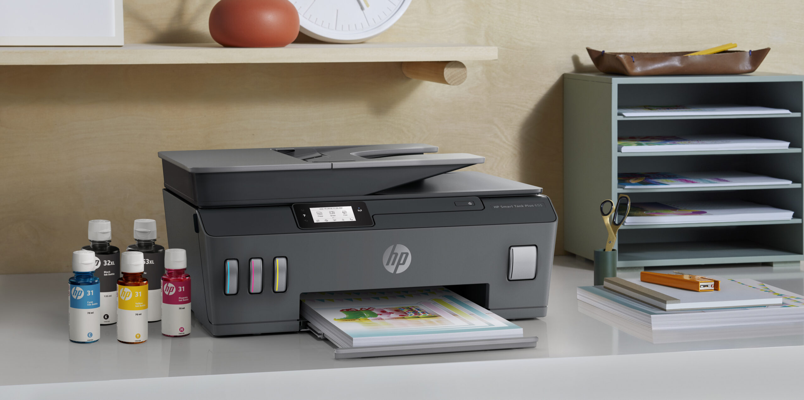HP Smart Tank Plus 655 Wireless All-in-One - Drukarka atramentowa - obrazek 4