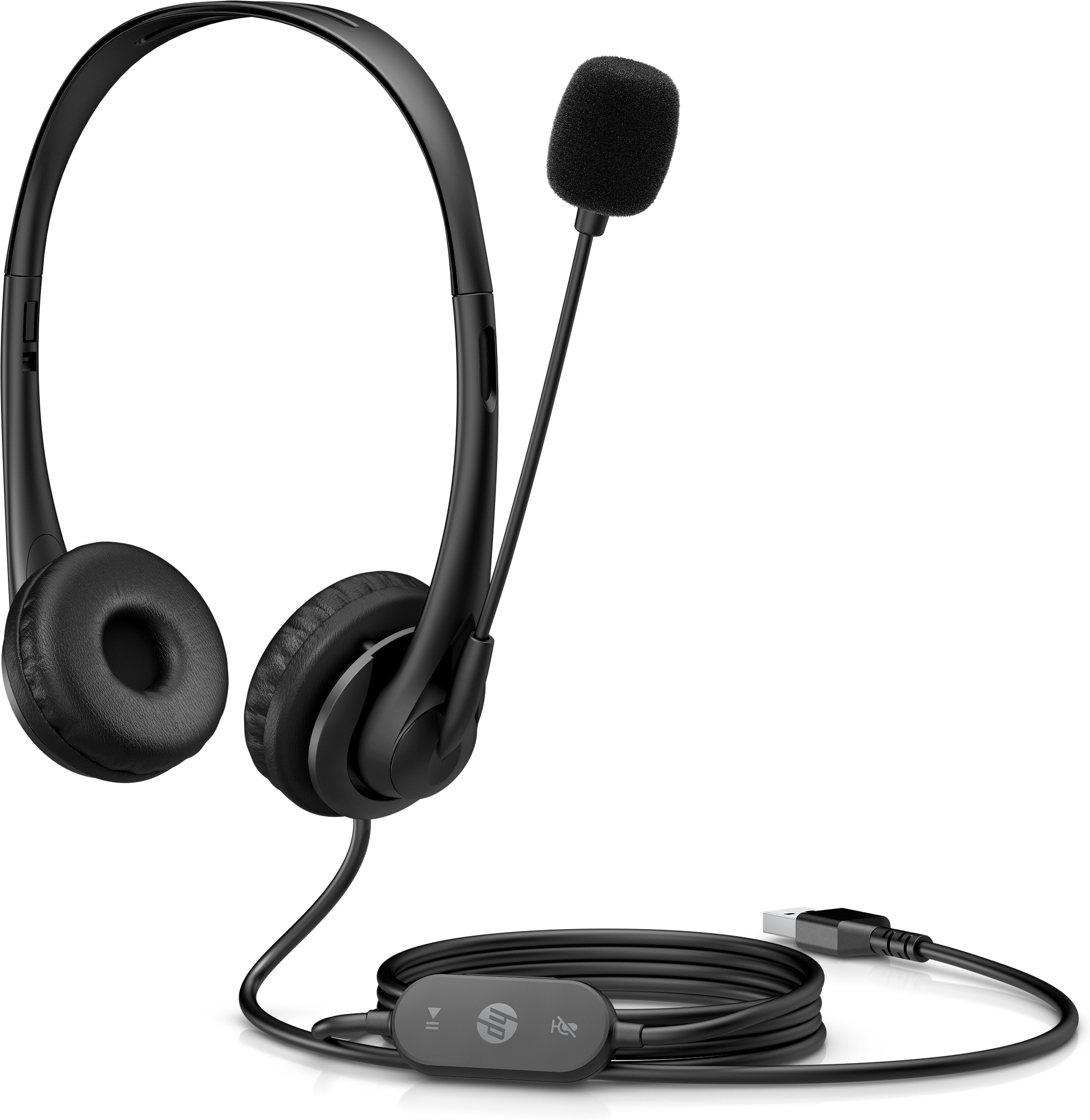 HP Stereo USB Headset G2 (428H5AA) - Słuchawki Przewodowe - obrazek 3