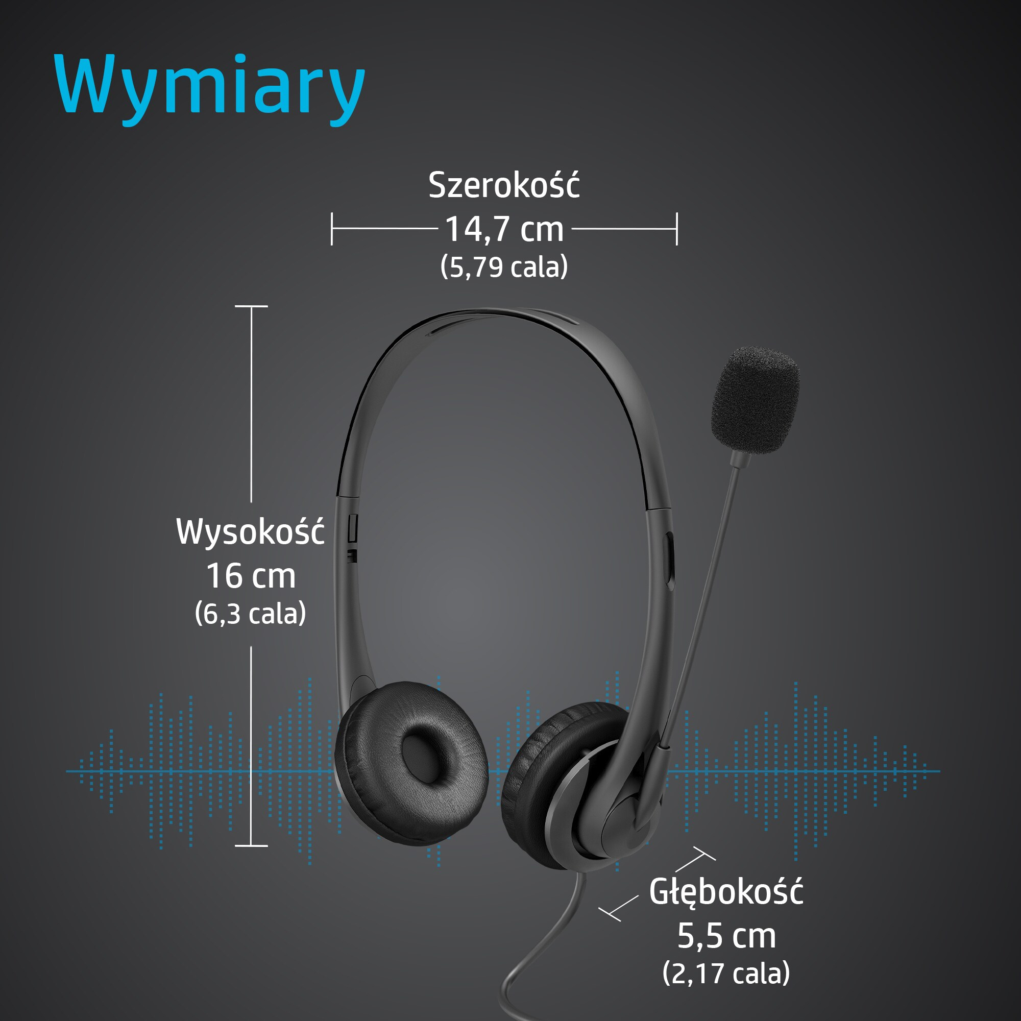 HP Zestaw słuchawkowy stereo 3,5 mm G2 - obrazek 4