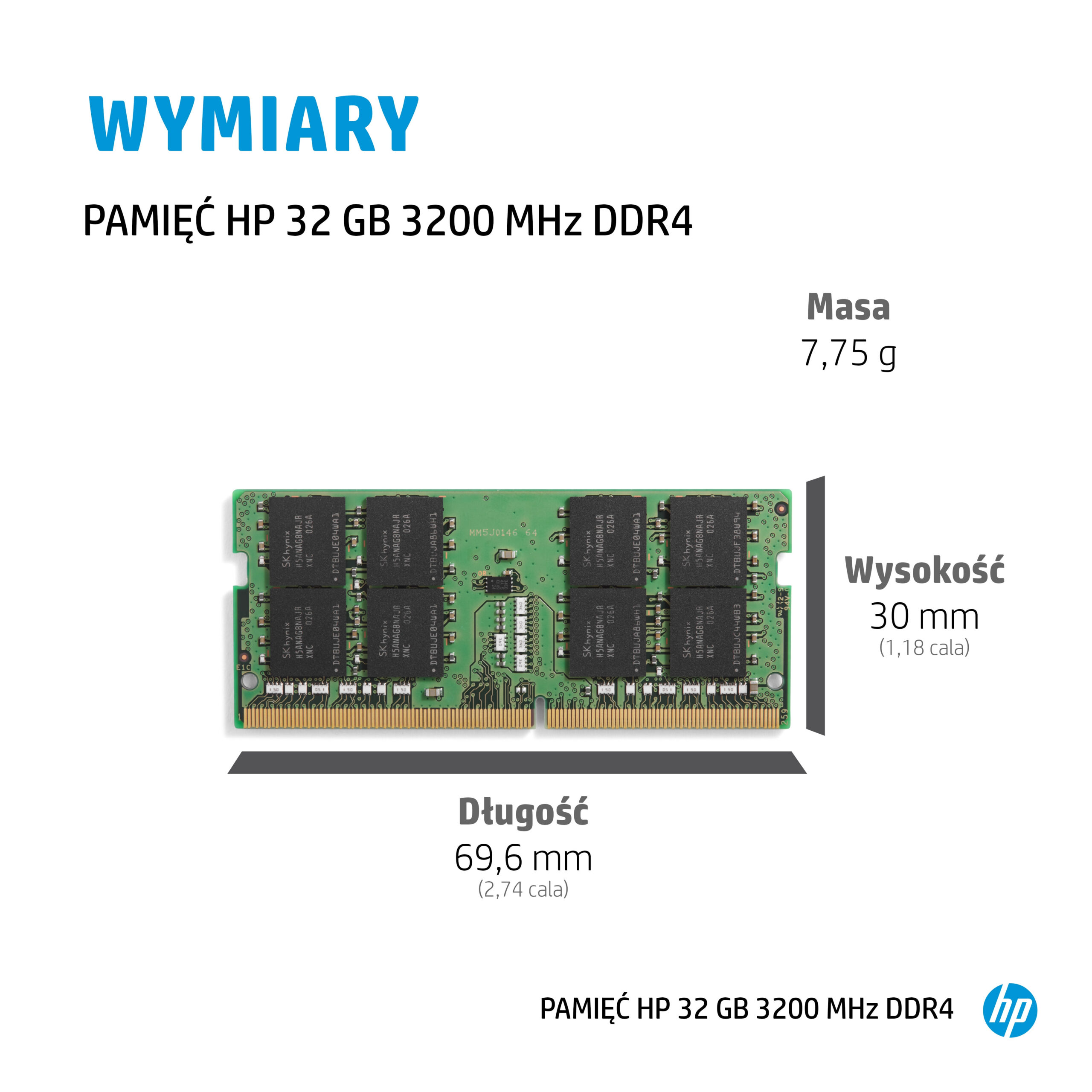 HP 4S967AA#AC3 moduł pamięci 32 GB DDR4 260-pin SO-DIMM - obrazek 3