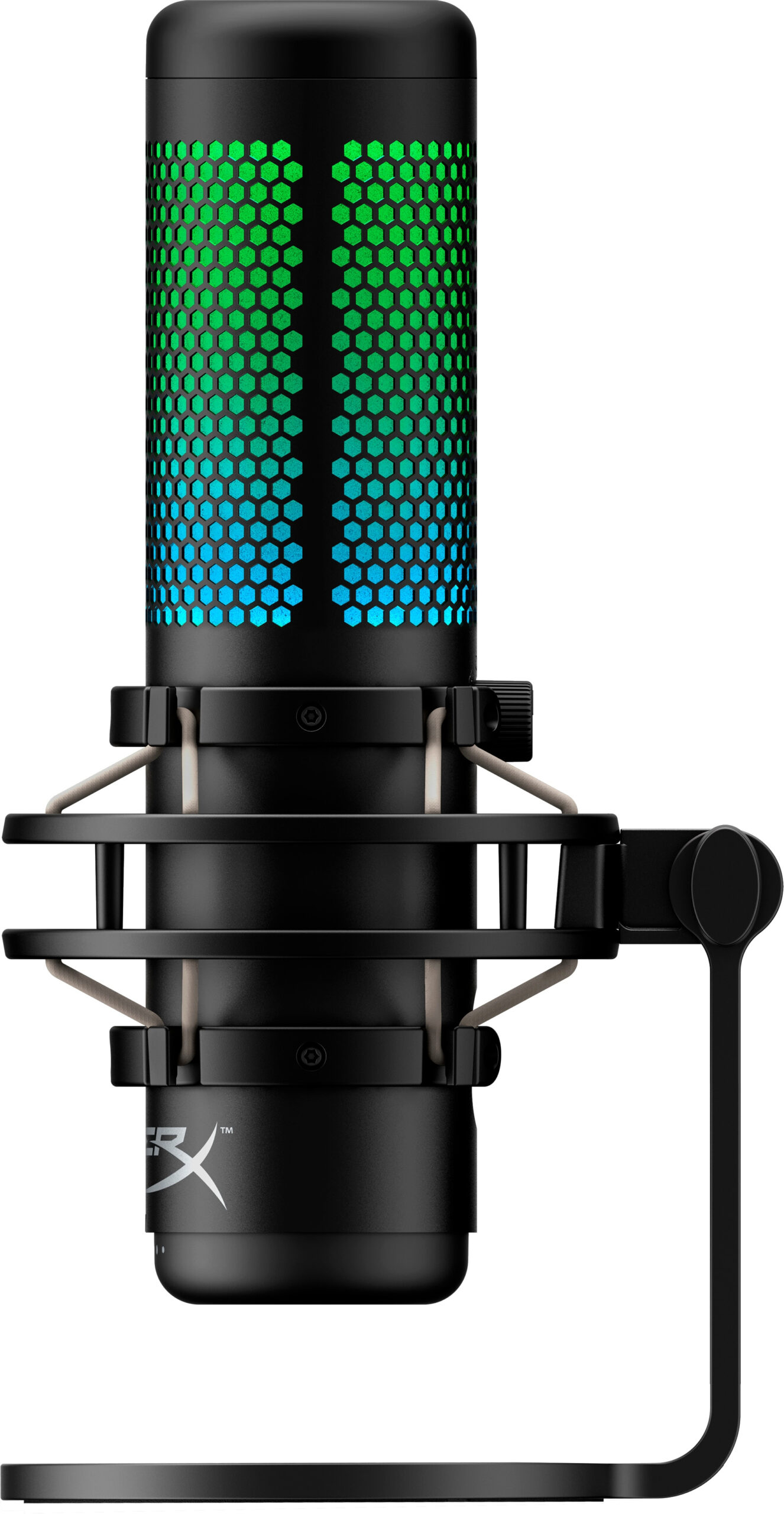 HyperX QuadCast S – mikrofon USB (czarno-szary) – podświetlenie RGB - obrazek 2